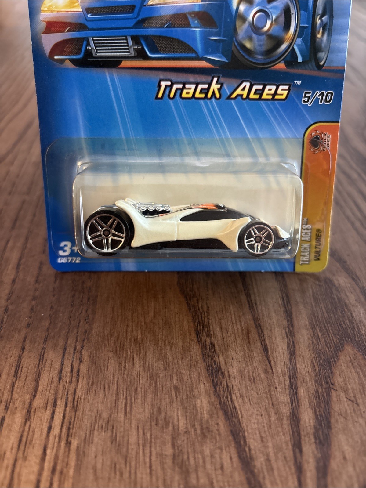 2005 Hot Wheels Track Aces 5/10 Vulture White Variant Pr5 Wheels