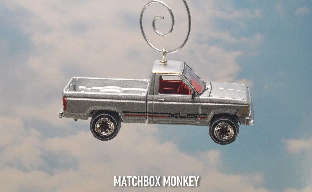 1983 Ford Ranger XL Pickup Truck Custom Christmas Tree Ornament 4X4 RARE Adorno
