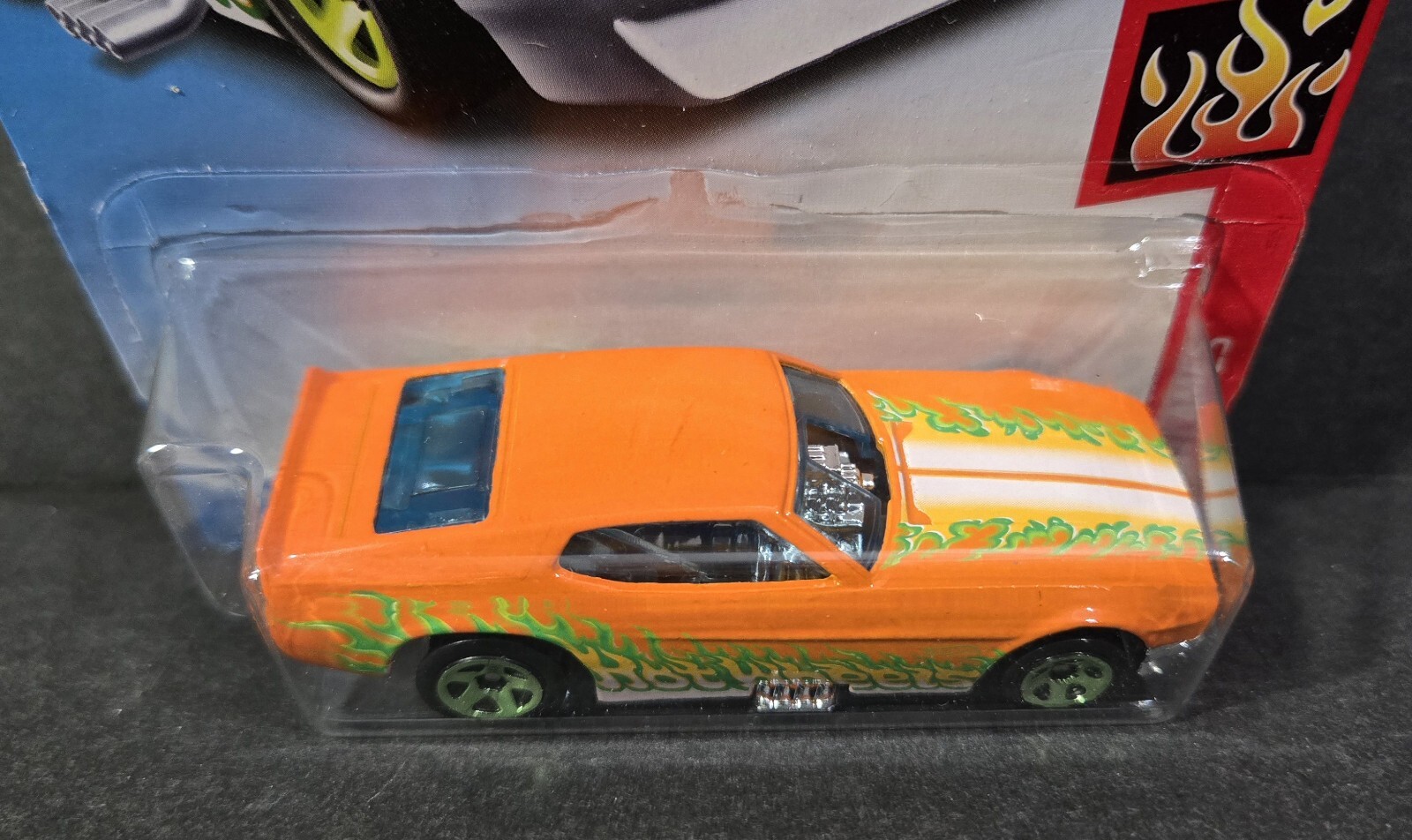 2019 HOT WHEELS FLAMES SERIES ’71 MUSTANG FUNNY CAR KMART COLOR EXCLUSIVE