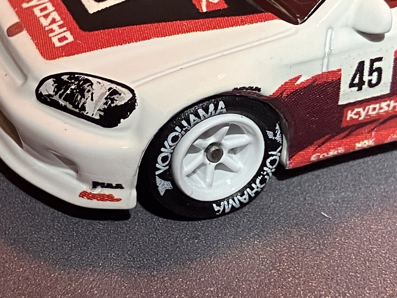 1/64 Custom Hot Wheels 1999 HONDA CIVIC TYPE R (EK9) w/real riders TENZO Custom