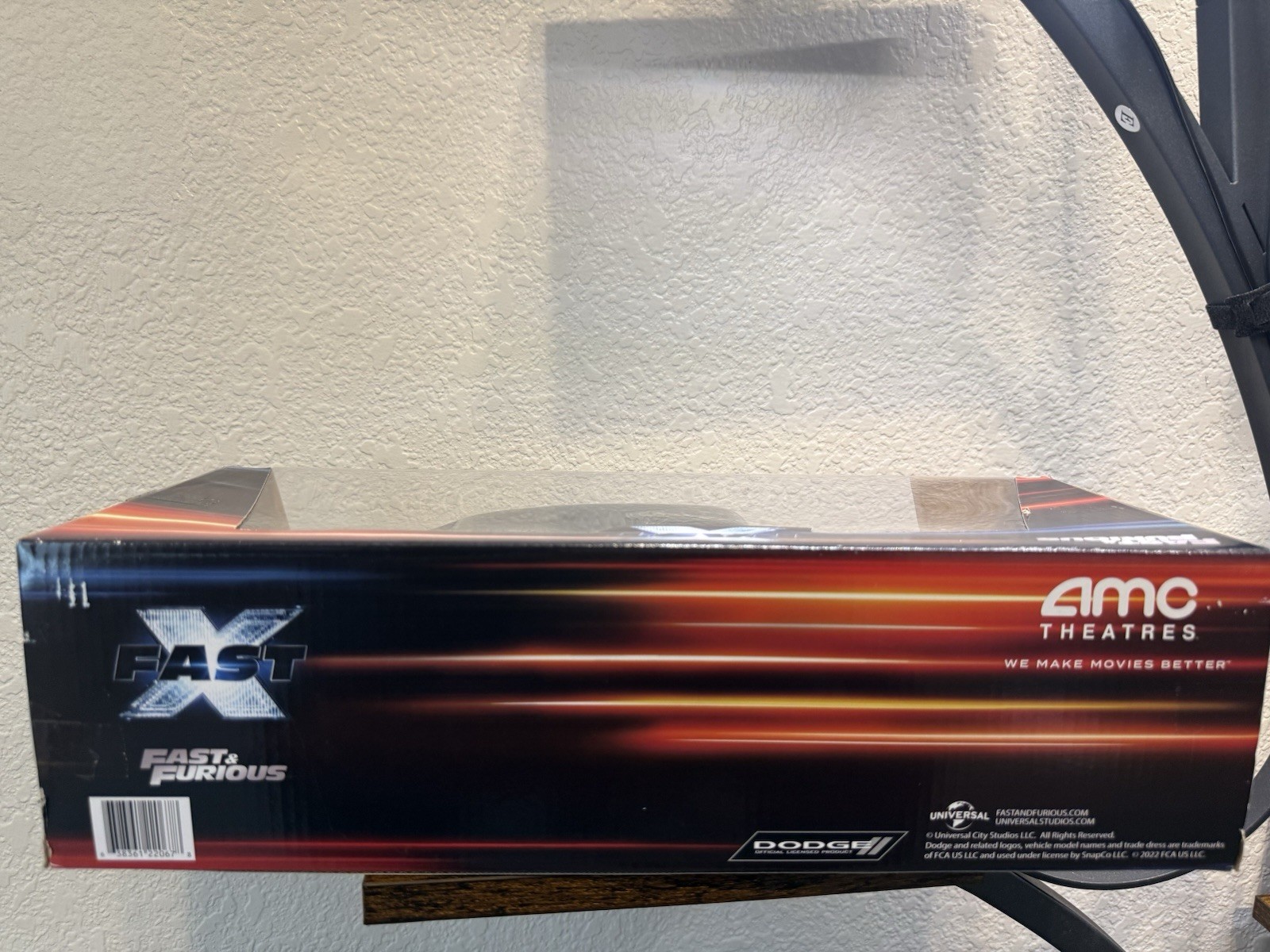 AMC Theatres Fast & Furious Dodge Dom’s Charger Car Black Unopened Box