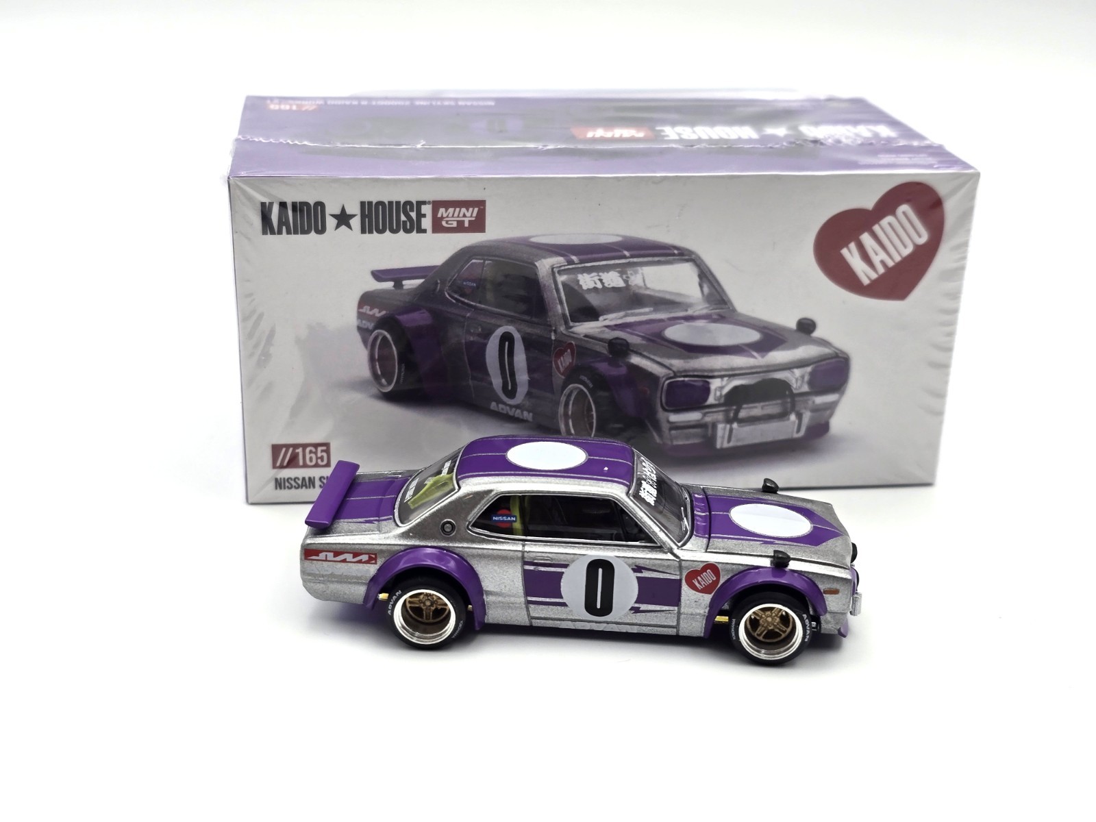 Kaido House Nissan Skyline 2000GT-R V1 1/64 Diecast KHMG165 ** OPENED