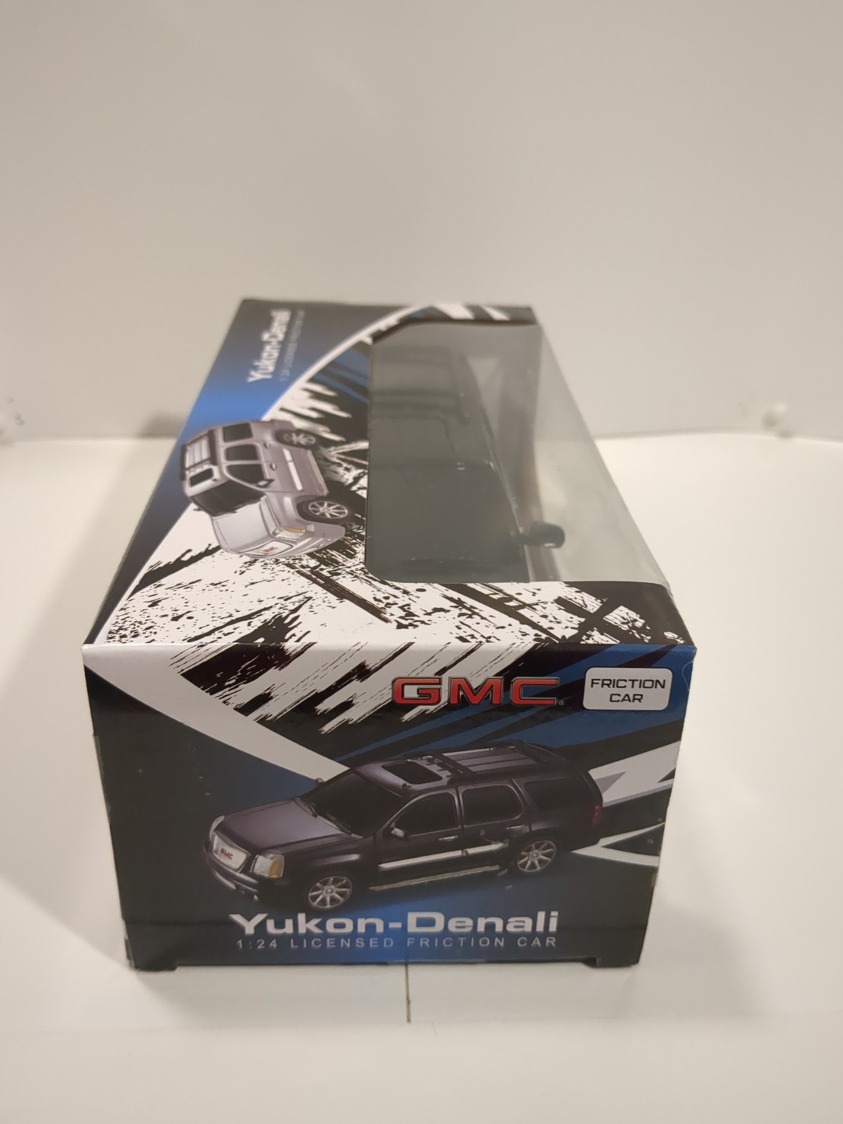 GMC Yukon Denali Black 1:24 1/24 Scale Official Licensed Friction Car Model NIB