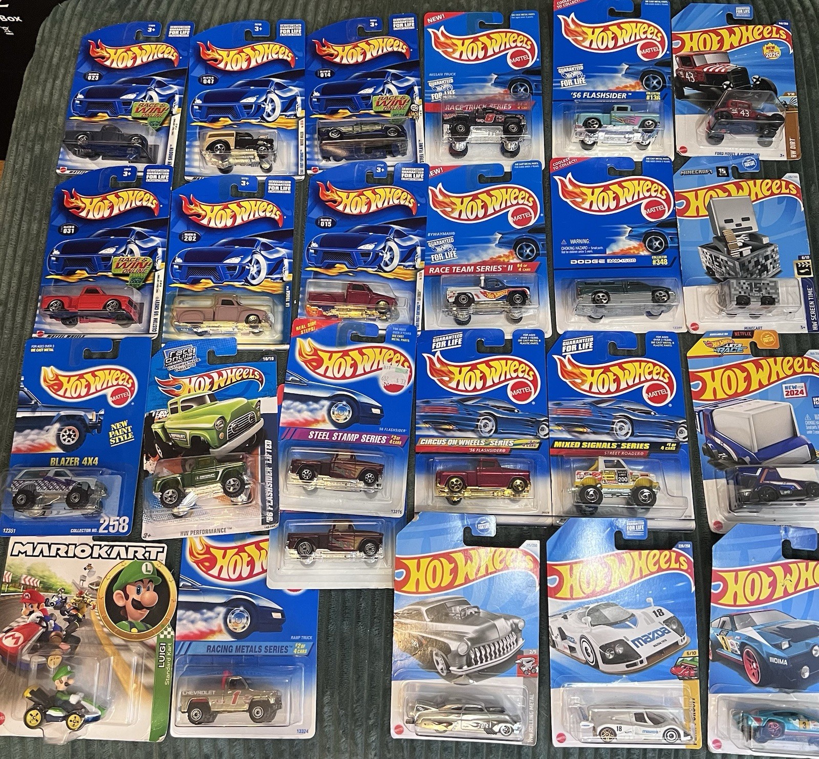 Hot Wheels Lot #1 of 50 Diecast Cars Mixed Collection New On Original Cards.