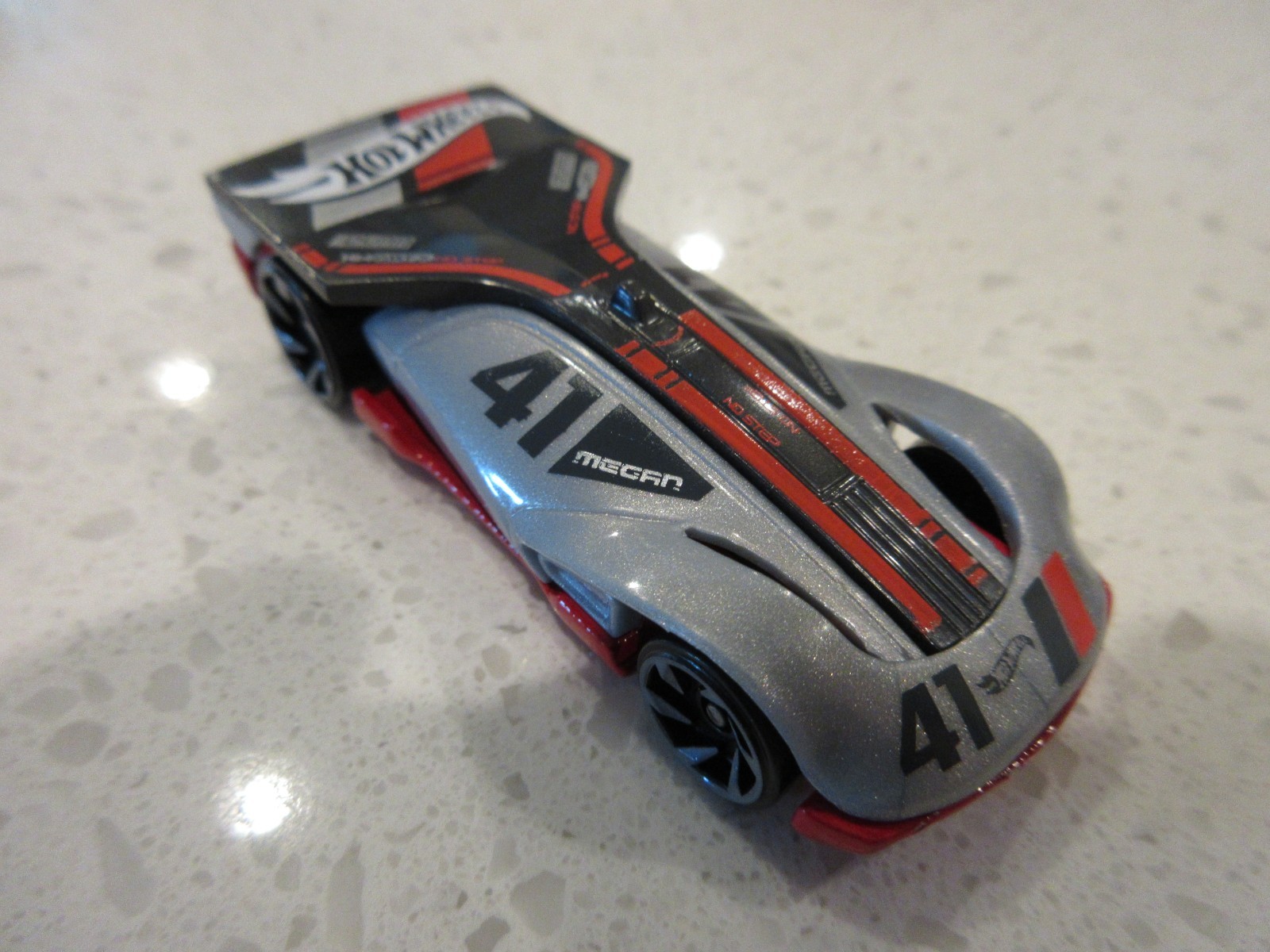 2023 Hot Wheels Rollin’ Solo Silver Black & Red 1:64 DIECAST Toy Race Car