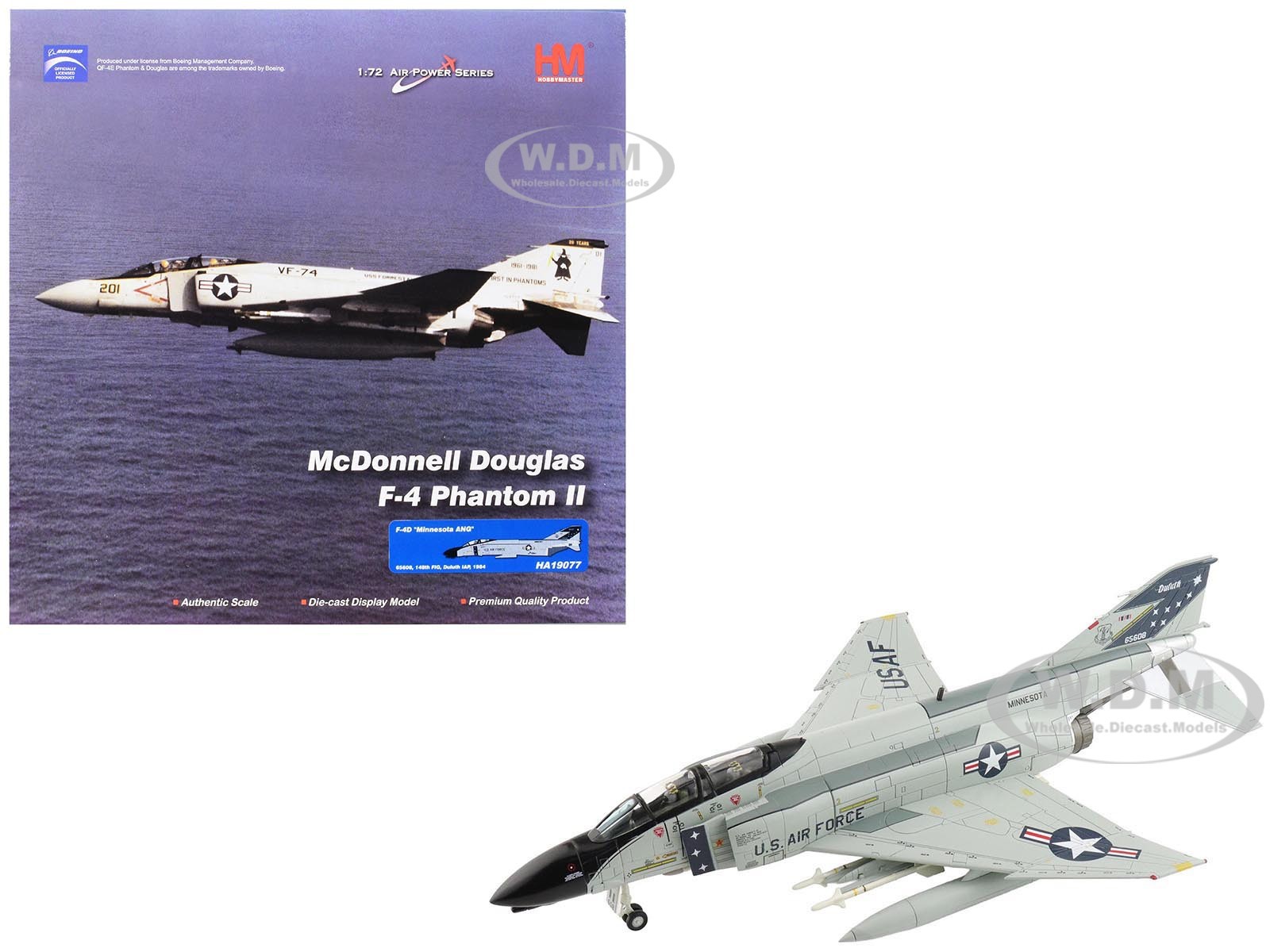 MCDONNELL DOUGLAS F-4D PHANTOM II “MINNESOTA ANG” 1/72 BY HOBBY MASTER HA19077