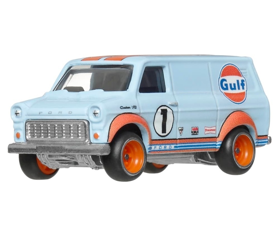 Hot Wheels Premium Collector Diorama Gulf Set McLAREN F1 Supervan Ford GT-40 NEW