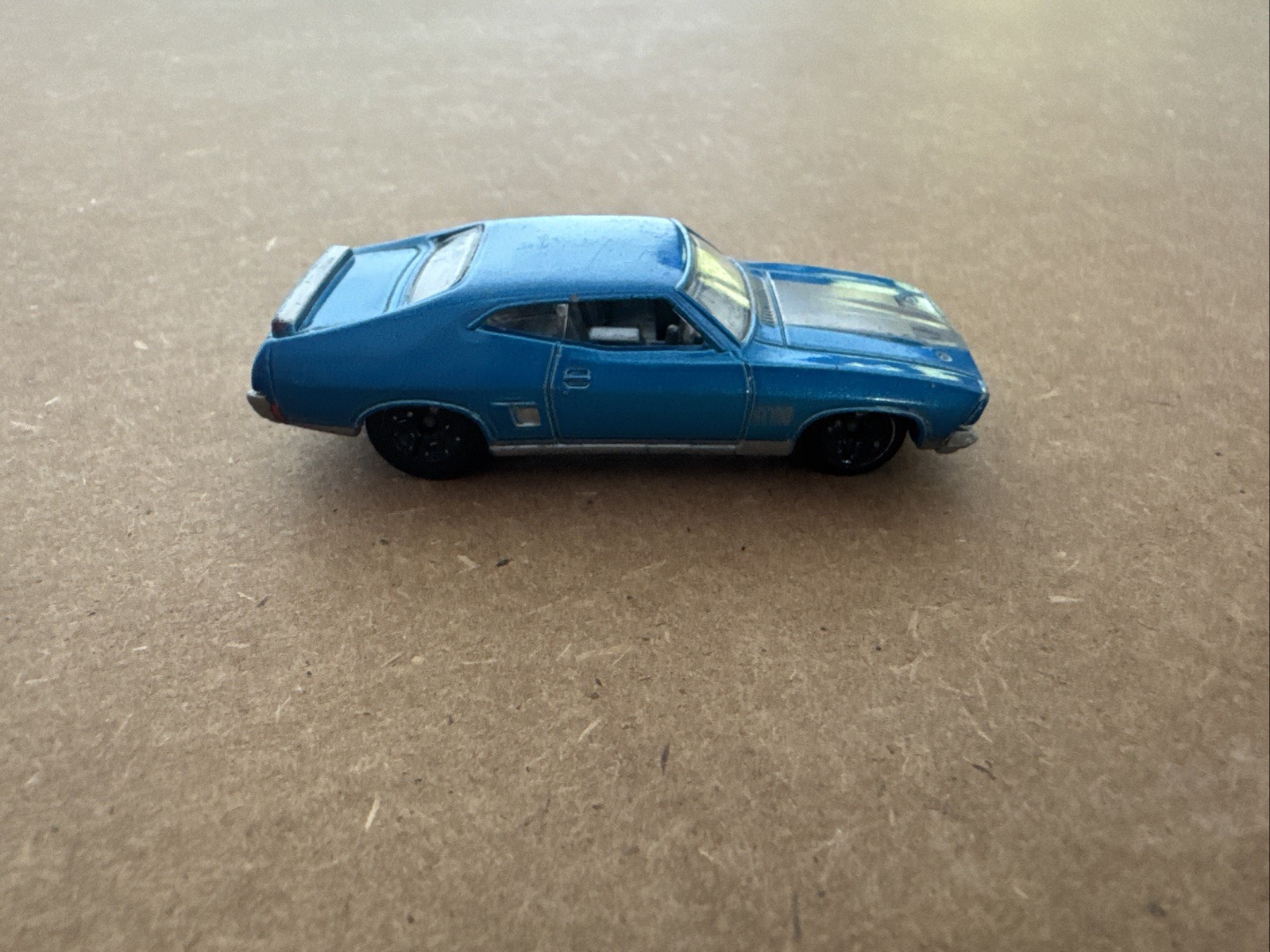 2010 Hot Wheels All Stars 1973 ’73 Ford Falcon XB Blue 125 Die Cast 1:64