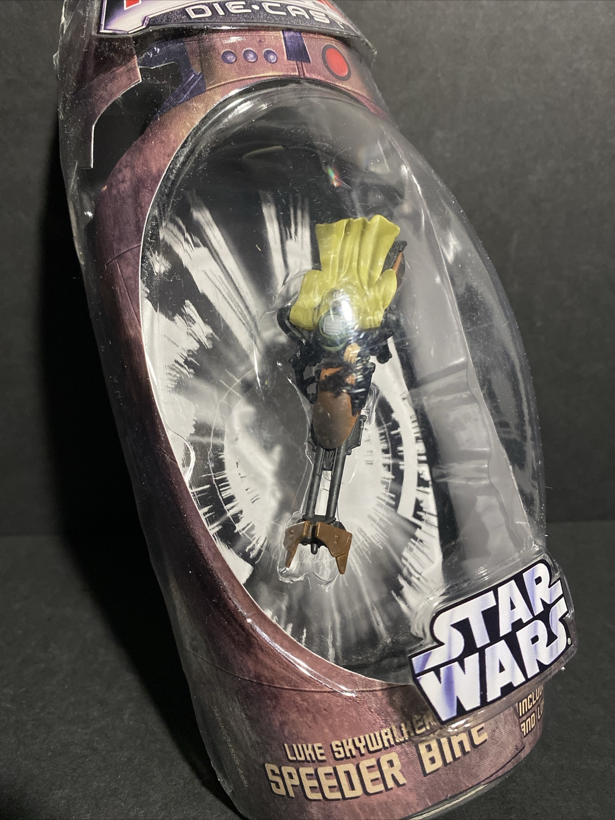Star Wars Titanium Series (2006) Luke Skywalker’s Speeder Bike Die-Cast Toy Vehi