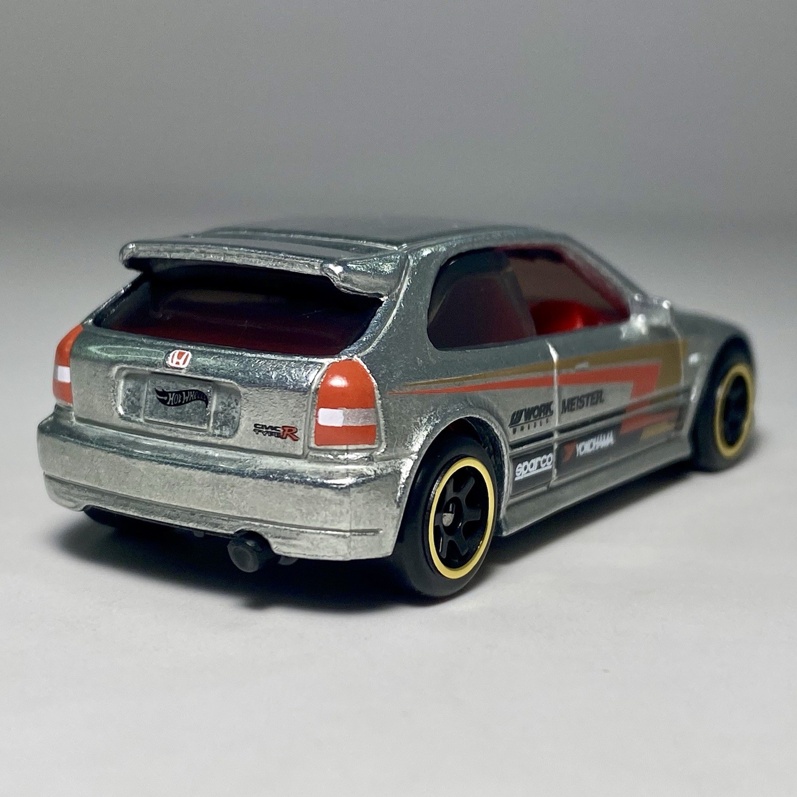 Hot Wheels Silver Series 1999 Honda Civic Type R EK9 Zamac 1:64 Diecast JDM RHD