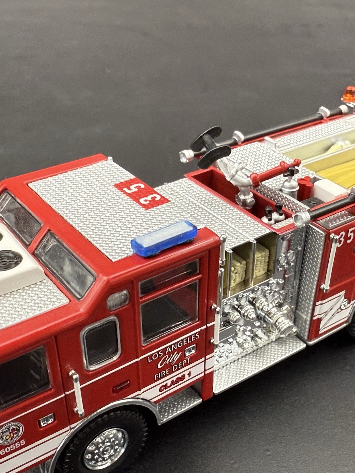 2 Pack 1/64 Mini Whelen Edge Blue Lightbar Police Fire Truck Sheriff EMS