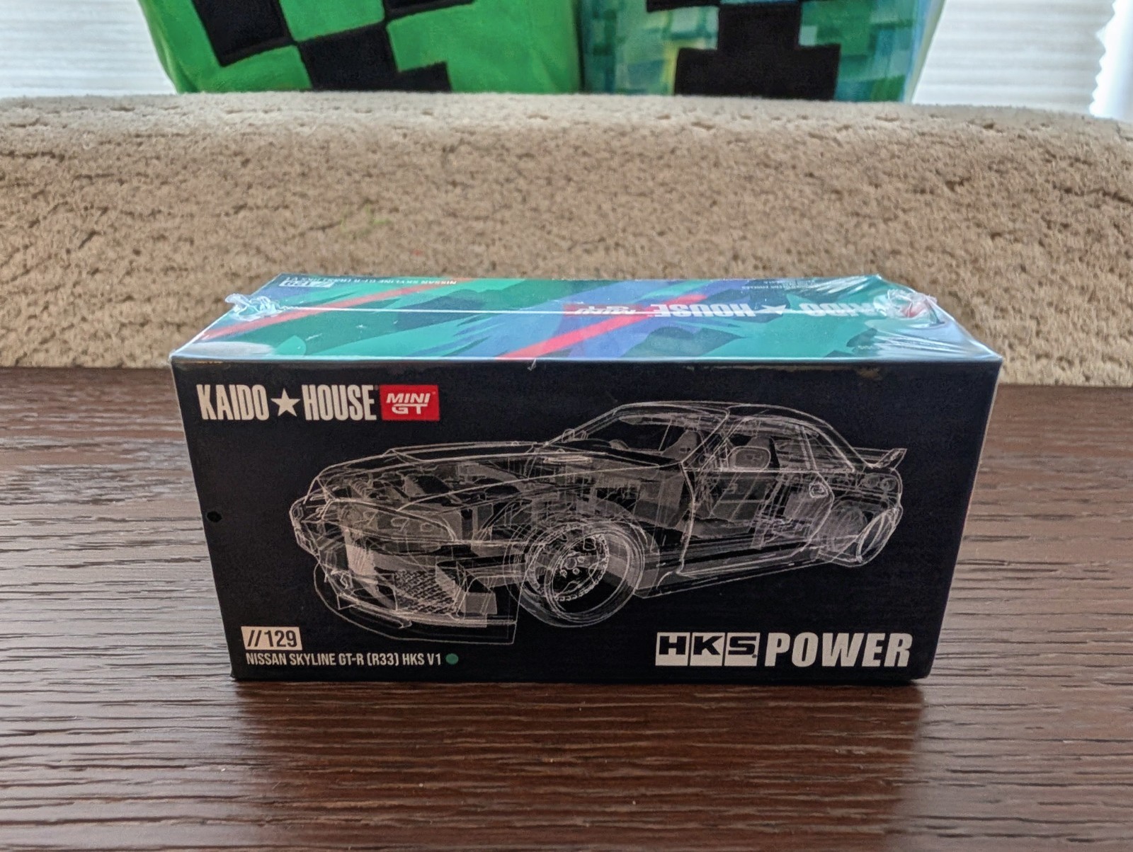 CHASE ! Mini GT x Kaido House 1:64 Nissan GT-R (R33) HKS V1 KHMG129 + SEALED