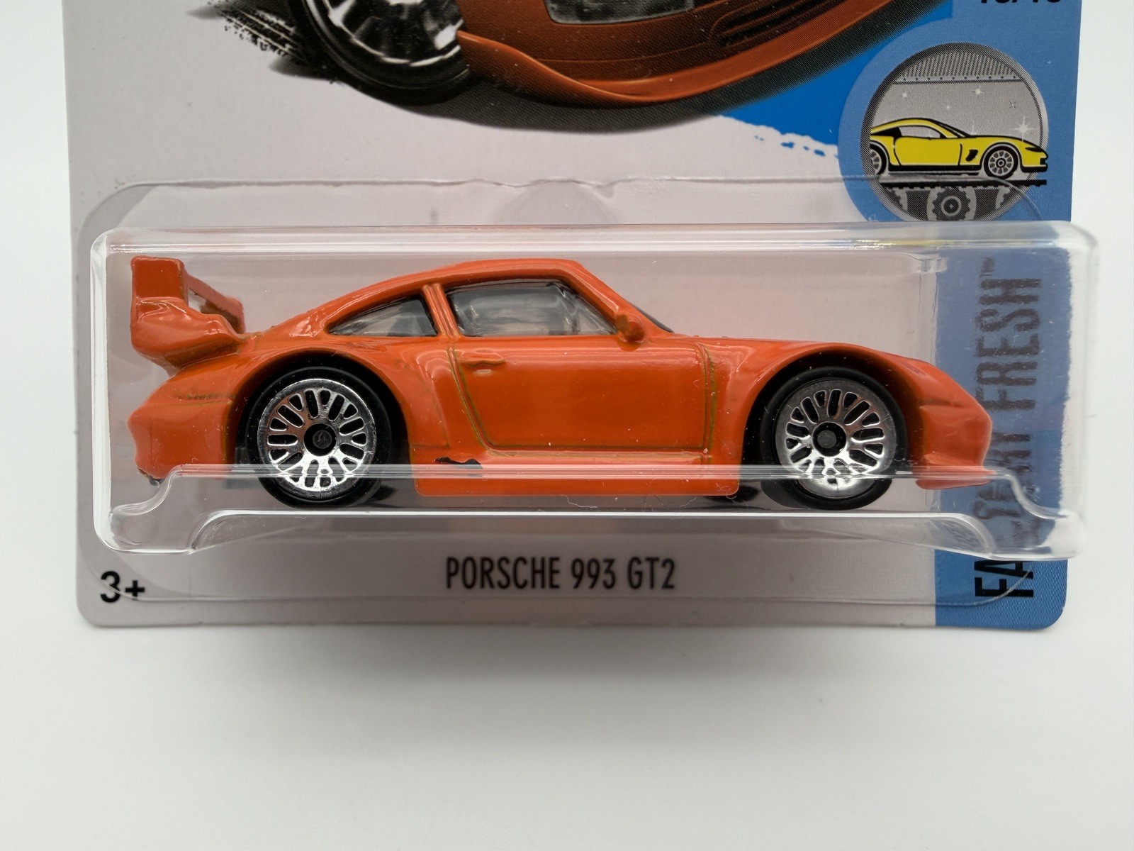 2017 Hot Wheels PORSCHE 993 GT2 Orange 30/365 Factory Fresh New Protector Inc