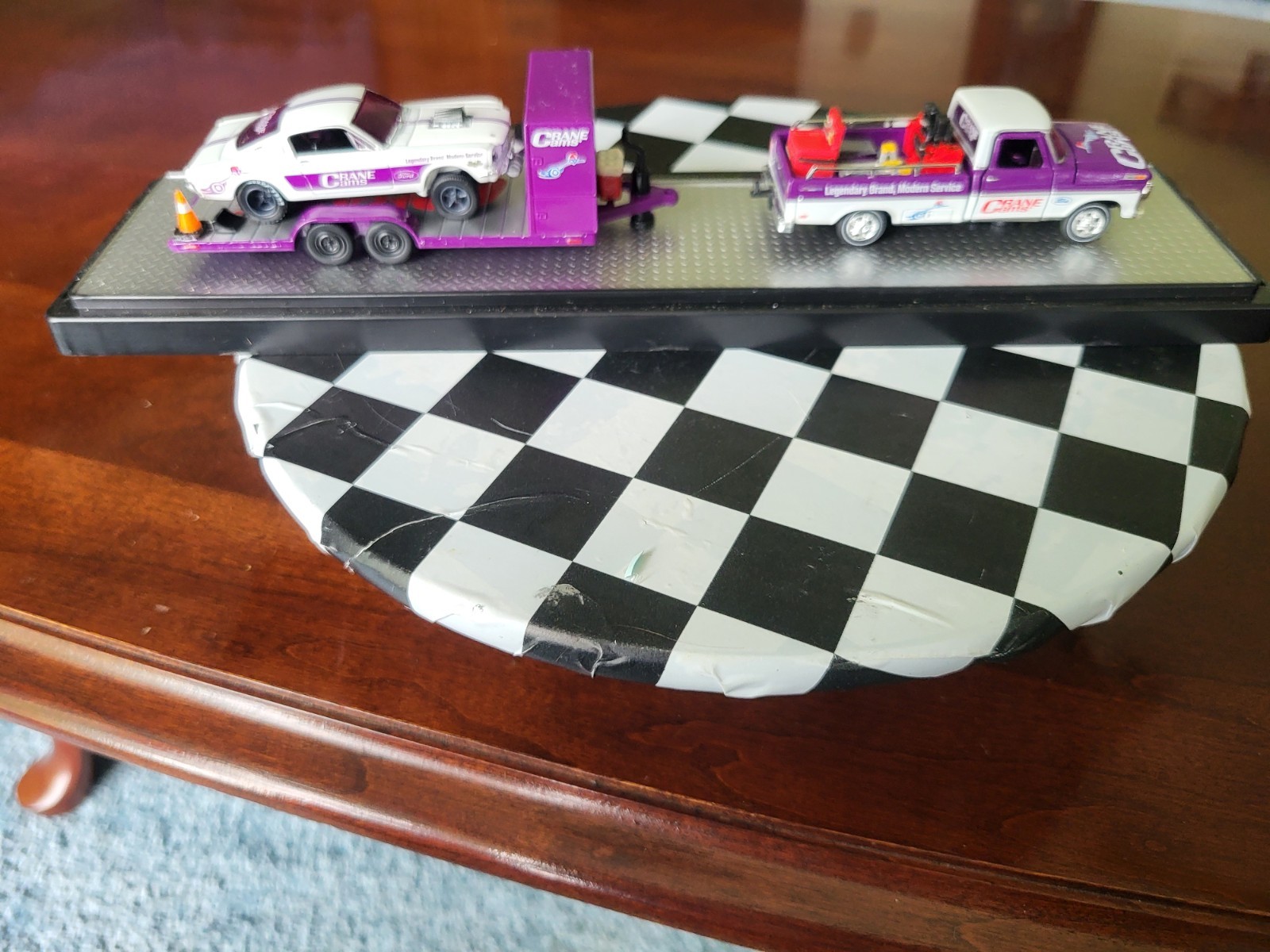 m2 Custom Purple Hornies Flow tech 69 Ford F100 Ranger Truck & 66 Ford Mustang