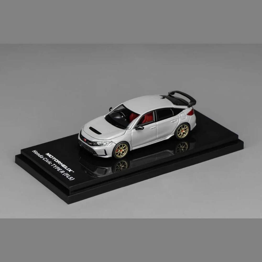 Motorhelix 1/64 Honda Civic Type R (FL5) Supersonic Grey With RiIA Wheels