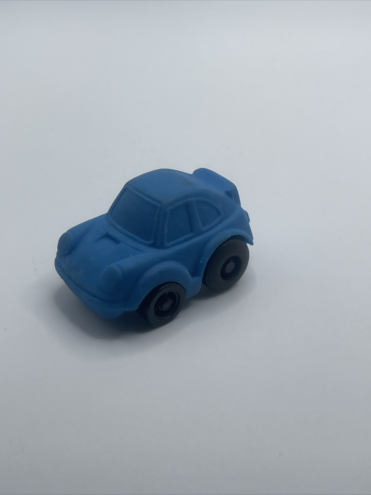 PORSCHE 930 BLUE RUBBER/PLASTIC PULL BACK FRICTION SANRIO JAPAN VINTAGE