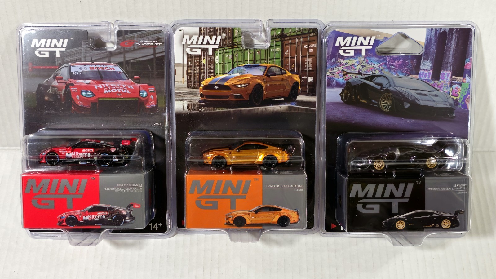 Mini GT 11 Cars Lot. McLaren BMW Acura Honda Porche Lamborghini Toyota Nissan