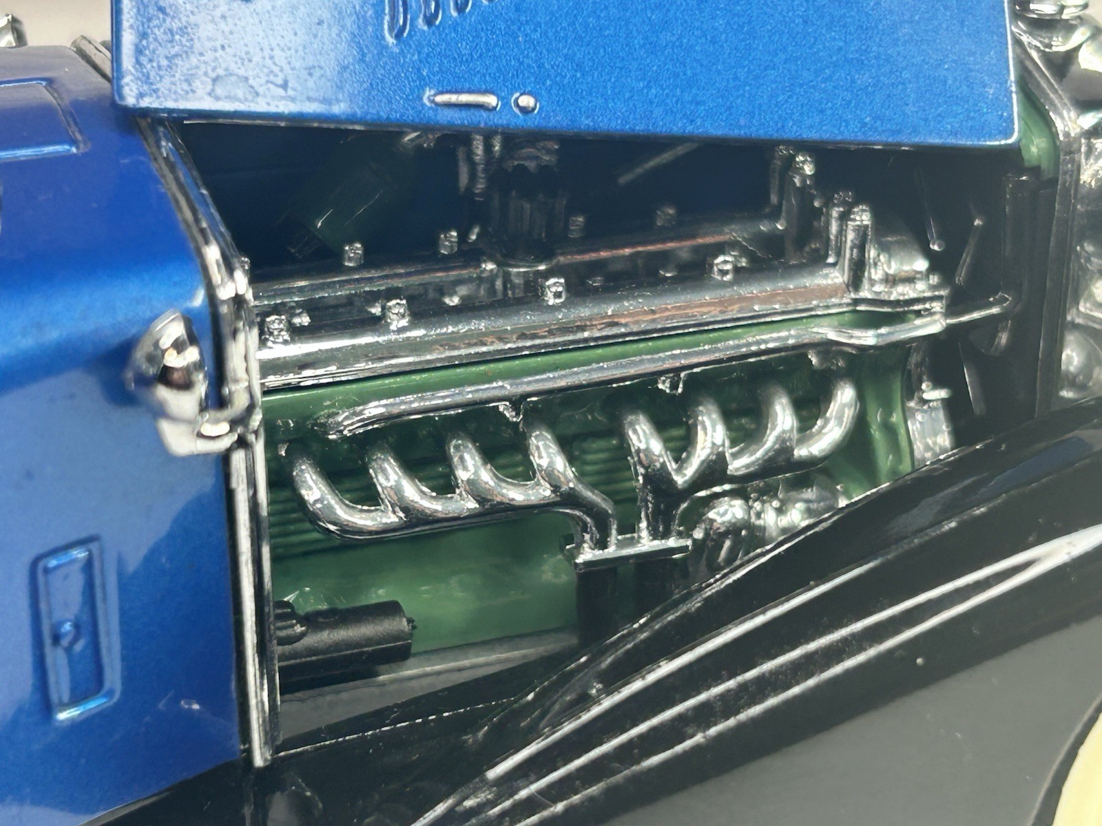 Franklin Mint 1933 Duesenberg J Victoria Blue 1:24 Die Cast B11RU77 (1991) READ