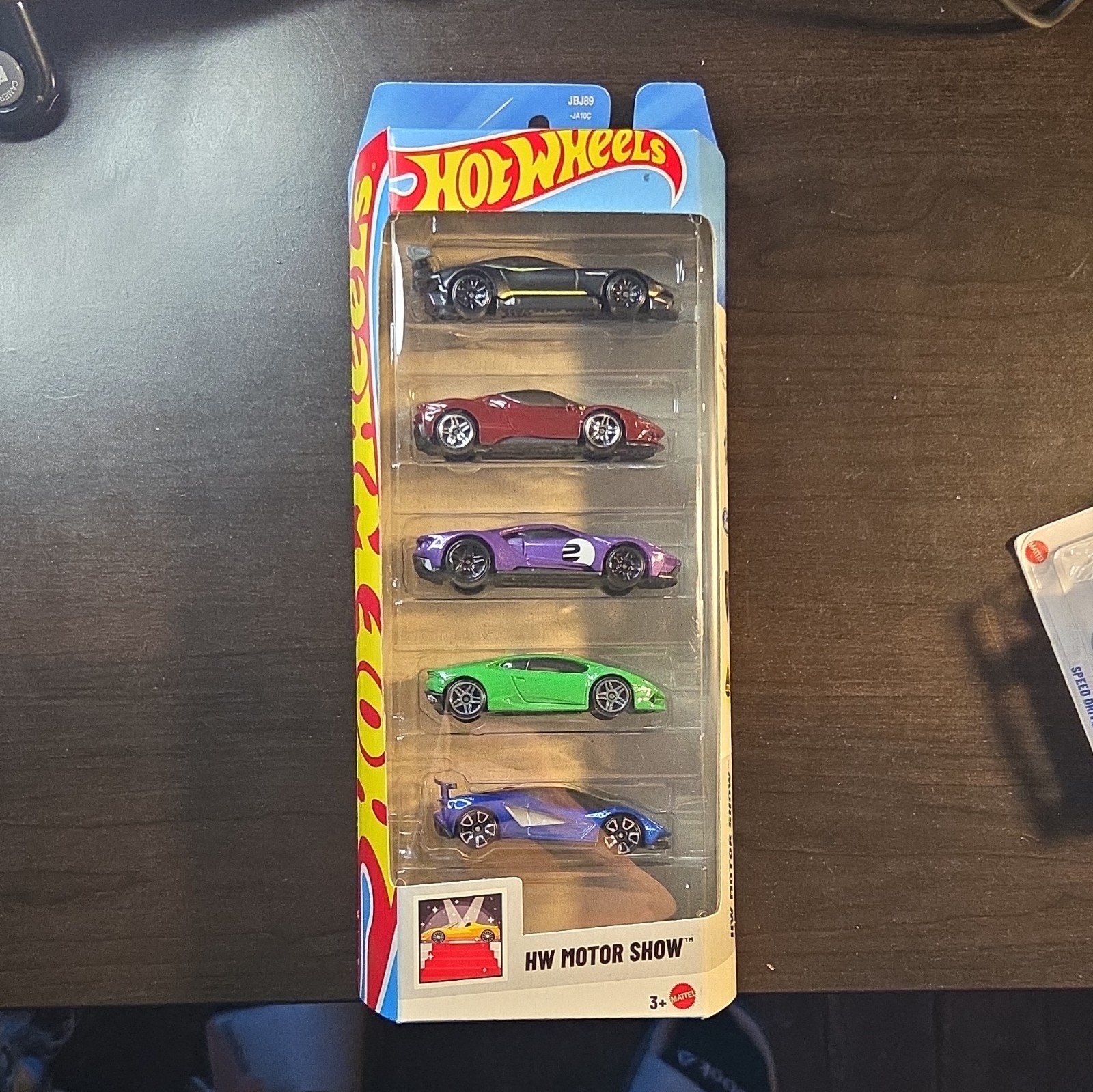 Hot Wheels HW Motor Show 5-Pack 1:64 Aston Martin/Ferrari/Ford/Lambo Unopened