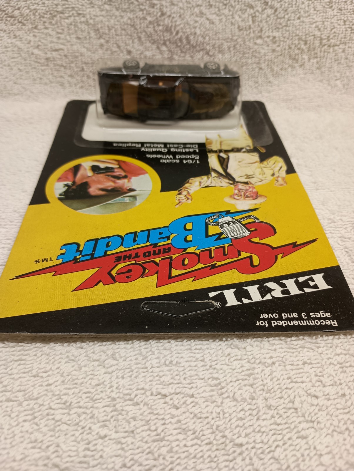 NEW! 1980 ERTL 🚓 Smokey And The Bandit 🦝1:64 Firebird Trans Am Black From Case
