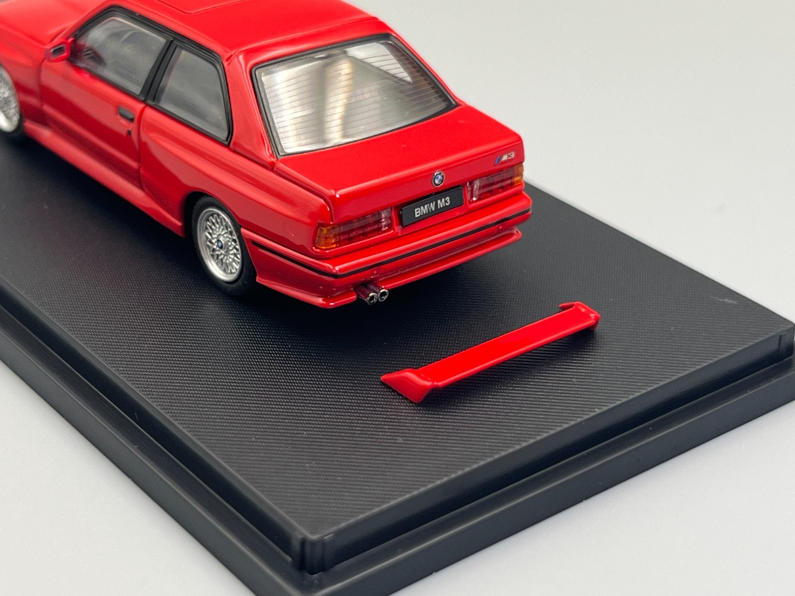 BMW E30 M3 Sport Evolution Red 1/64 scale Mortal Model with case