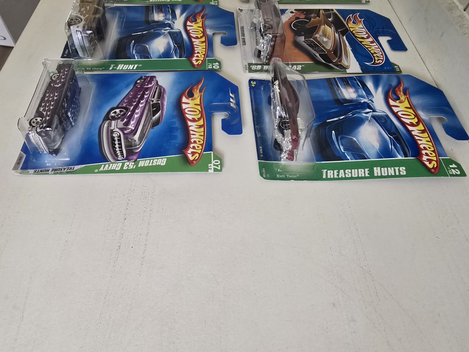 Hot Wheels Treasure Hunt Lot Of 8 SEALED NEW Cadillac Evil Twin Chevy Truck Olds