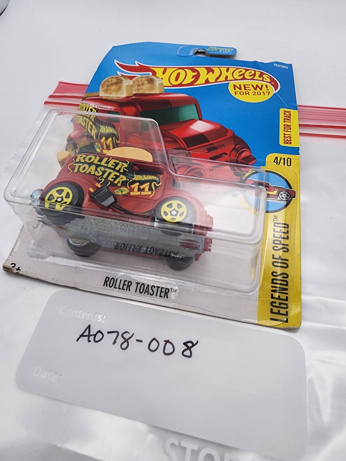 Hot Wheels Legends of Speed 4/10 Roller Toaster Die-Cast #167/365