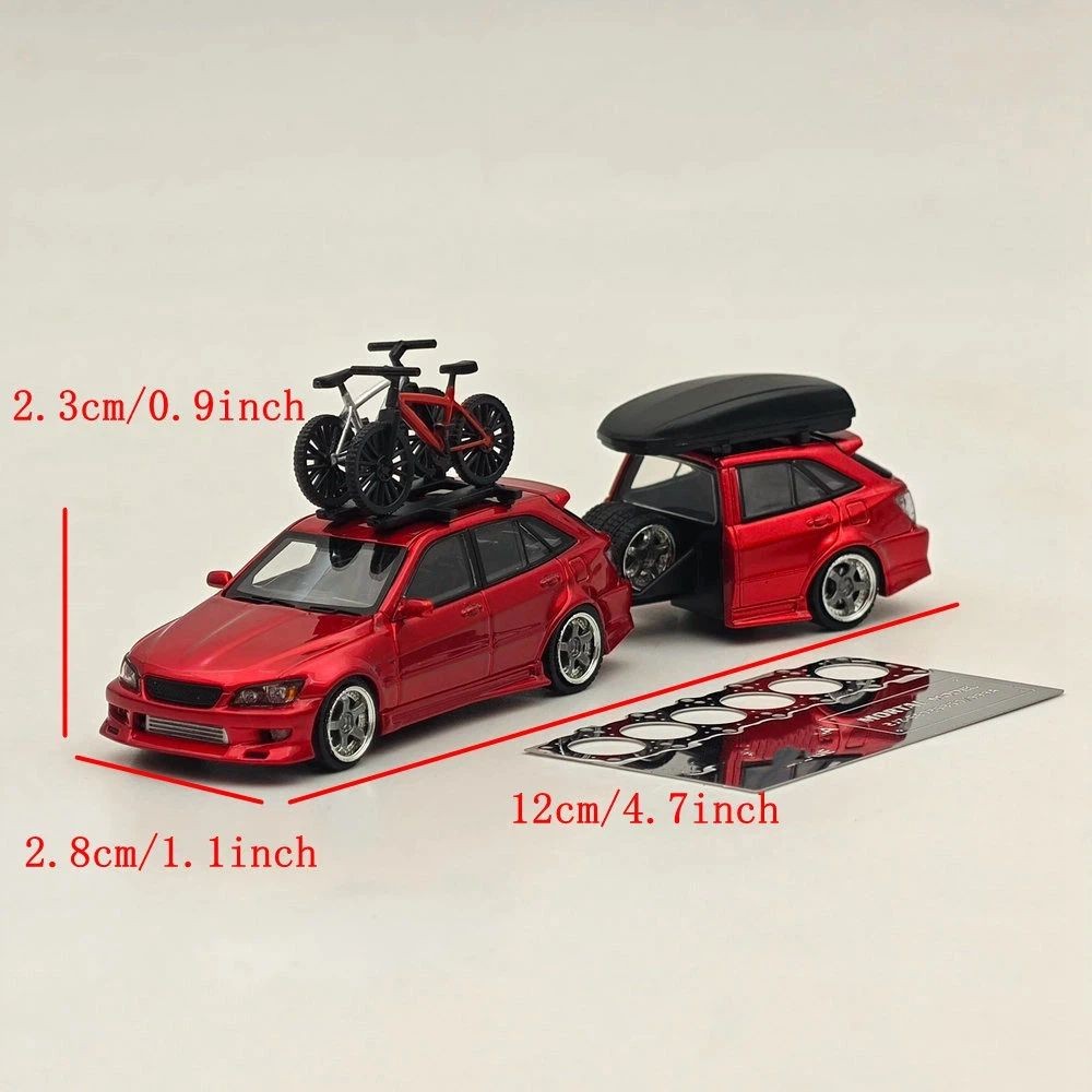 Mortal Masterpiece 1:64 Altezza Gita IS200 Trailer Set Diecast Collectible Gift