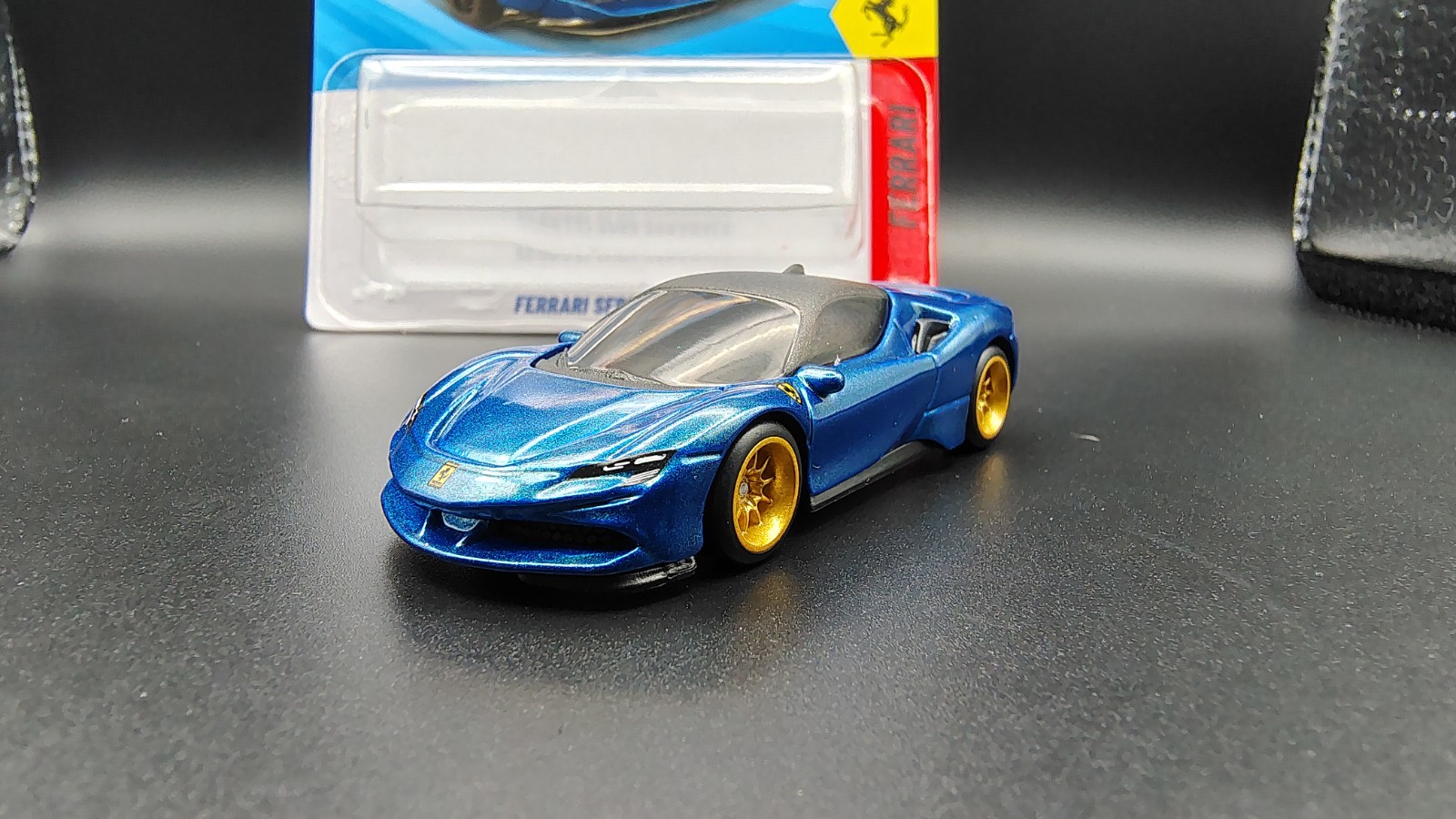 Hot Wheels Wheel Swap Ferrari Sf90 Stradale (Blue) 10SPG Wheels NoScalpCustoms