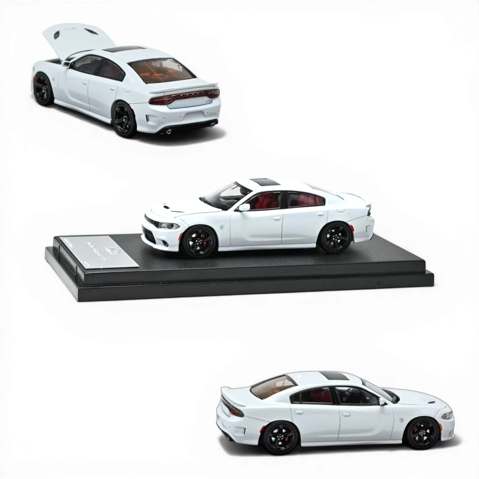 7CM Model Dodge Charger SRT Hellcat – White Knuckle 1:64