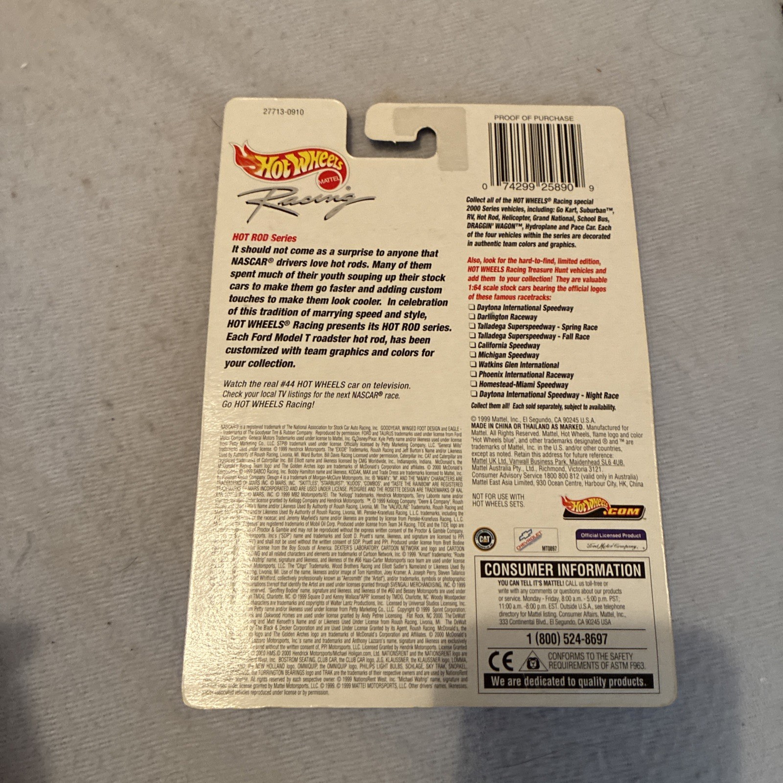 HOT WHEELS Racing DARRELL WALTRIP Deluxe KMART HOT ROD Series 1 FREE SHIPPING