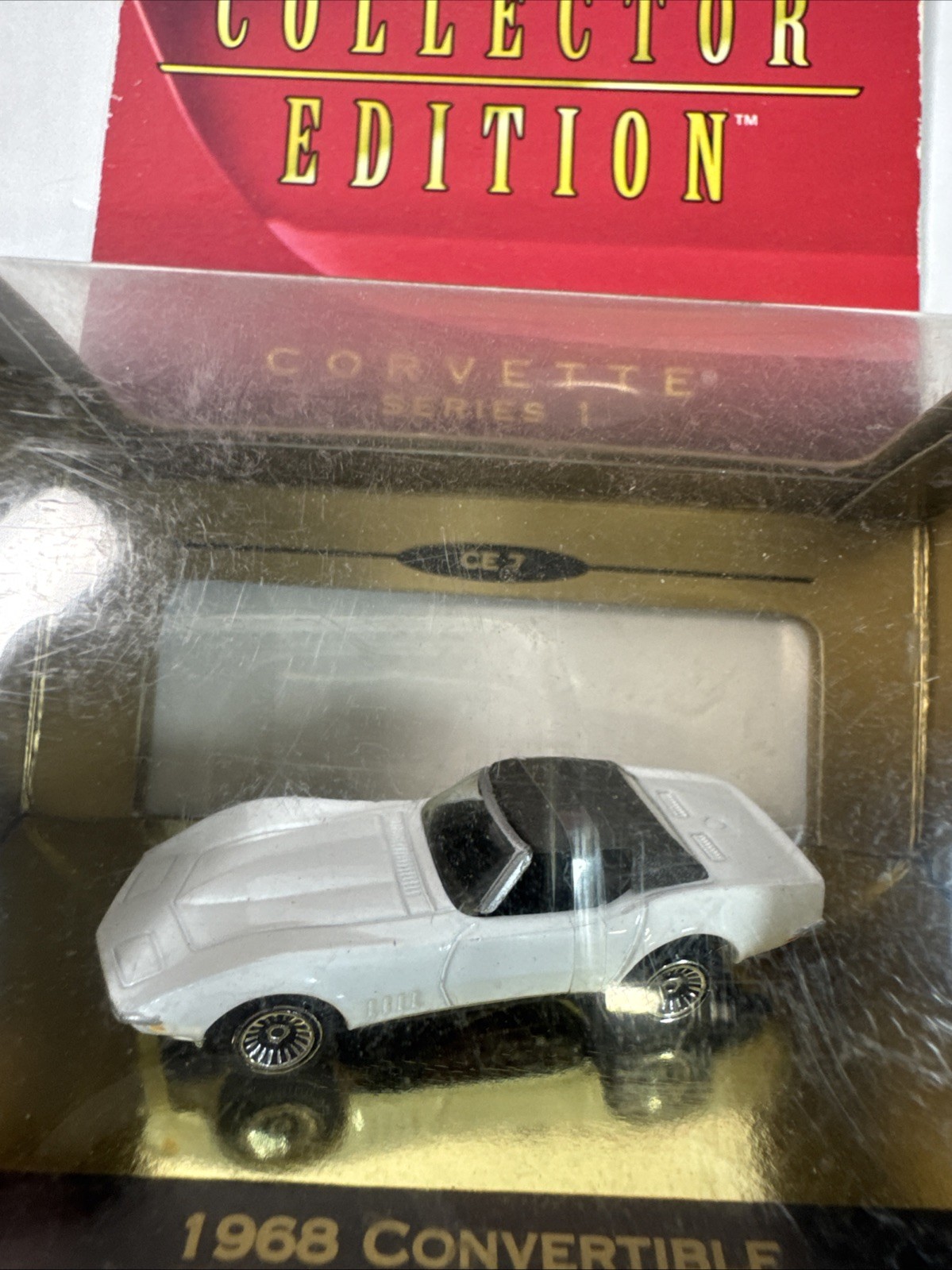 Micro Machines 68 Corvette Convertible Removable Top White New In Pkg