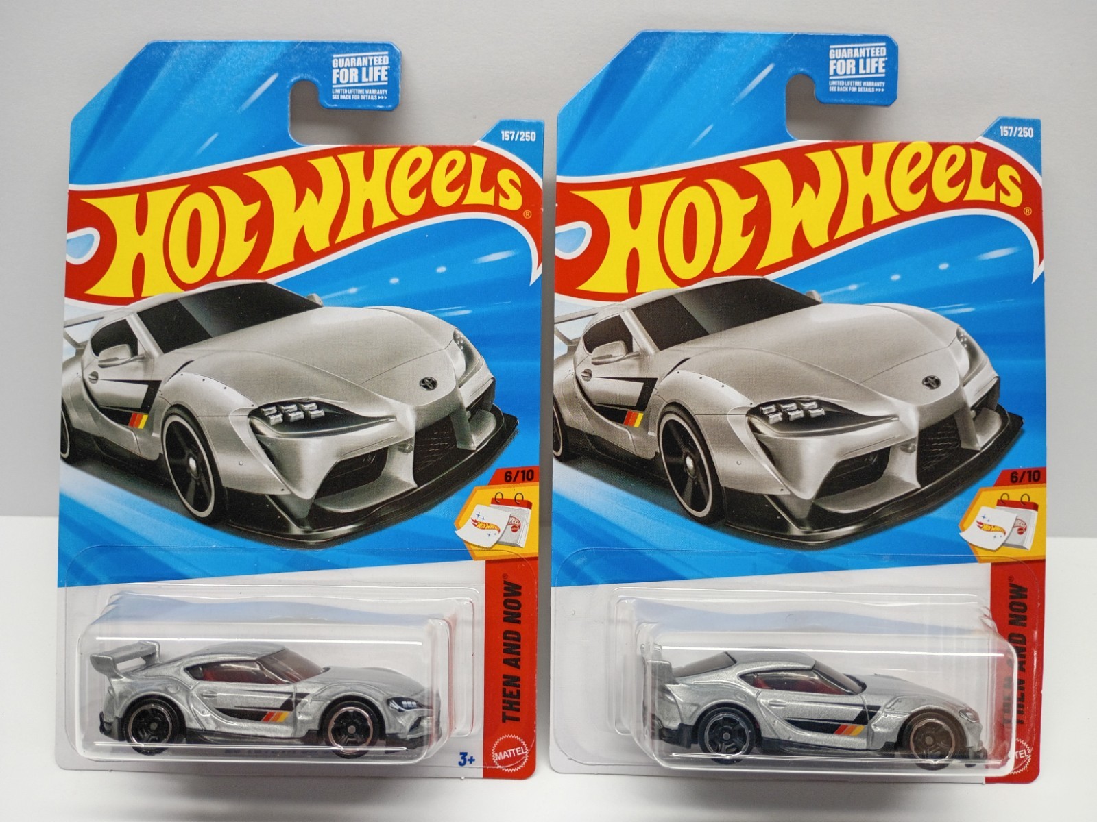 🔥HOT WHEELS ’20 TOYOTA GR SUPRA🔥2026 THEN & NOW *LOT OF 2 *MOC
