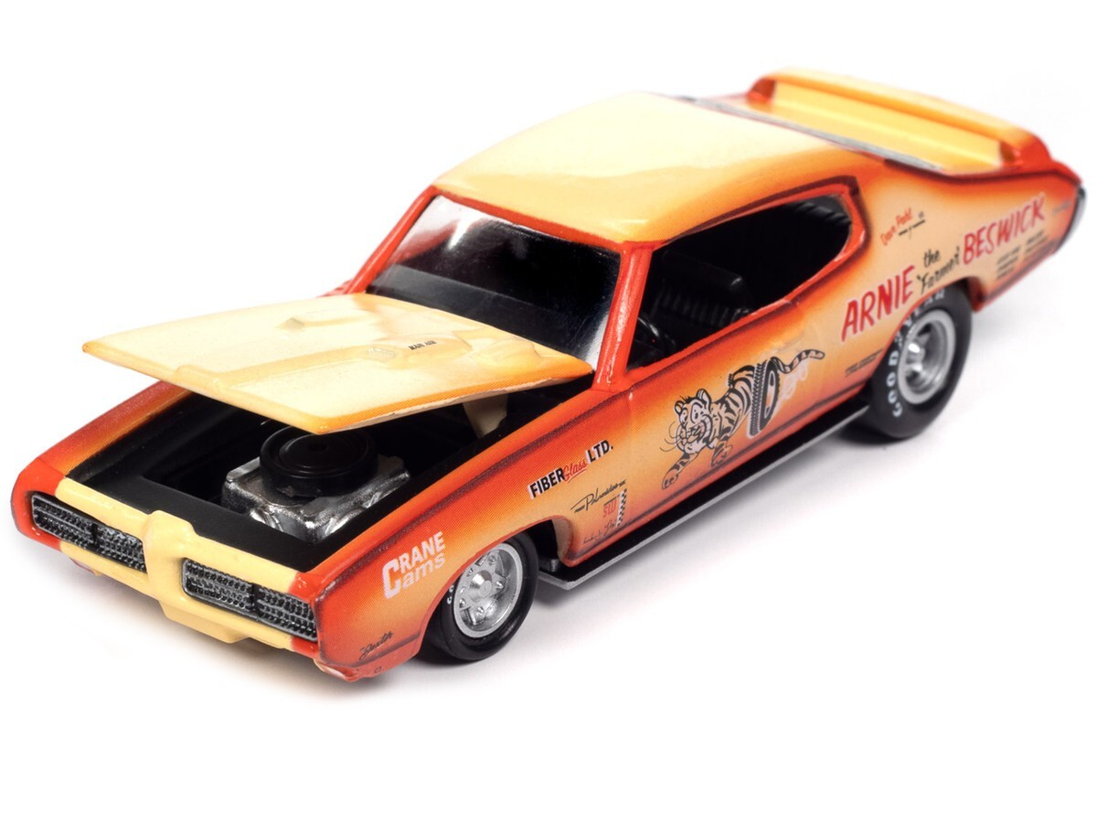 1:64 1969 THE JUDGE PONTIAC GTO ARNIE BESWICK CREAM COMPLETELY OUT OF PRODUCTION