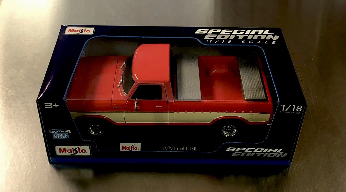 MAISTO SPECIAL EDITION 1979 FORD F150 PICKUP TRUCK EXCLUSIVE STYLE 1/18 SCALE