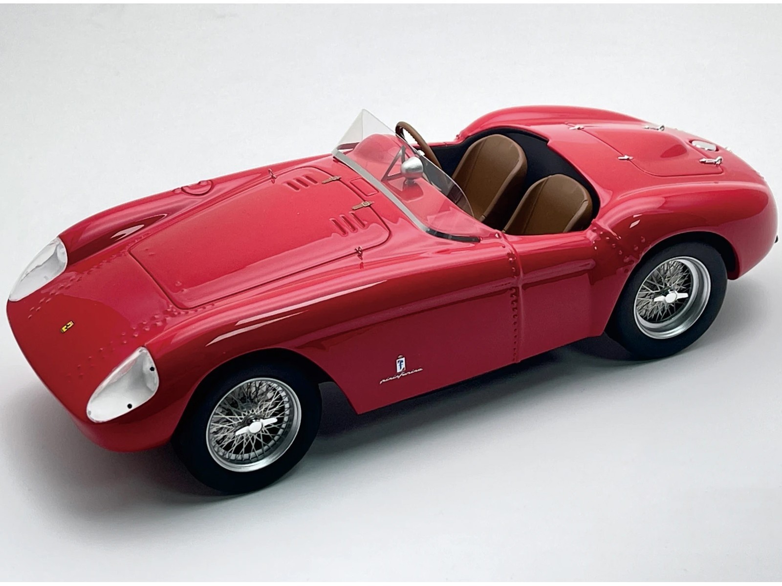 FERRARI 500 MONDIAL “PRESS VER.” ROSSO CORSA RED 1/18 BY TECNOMODEL TM18-278 A
