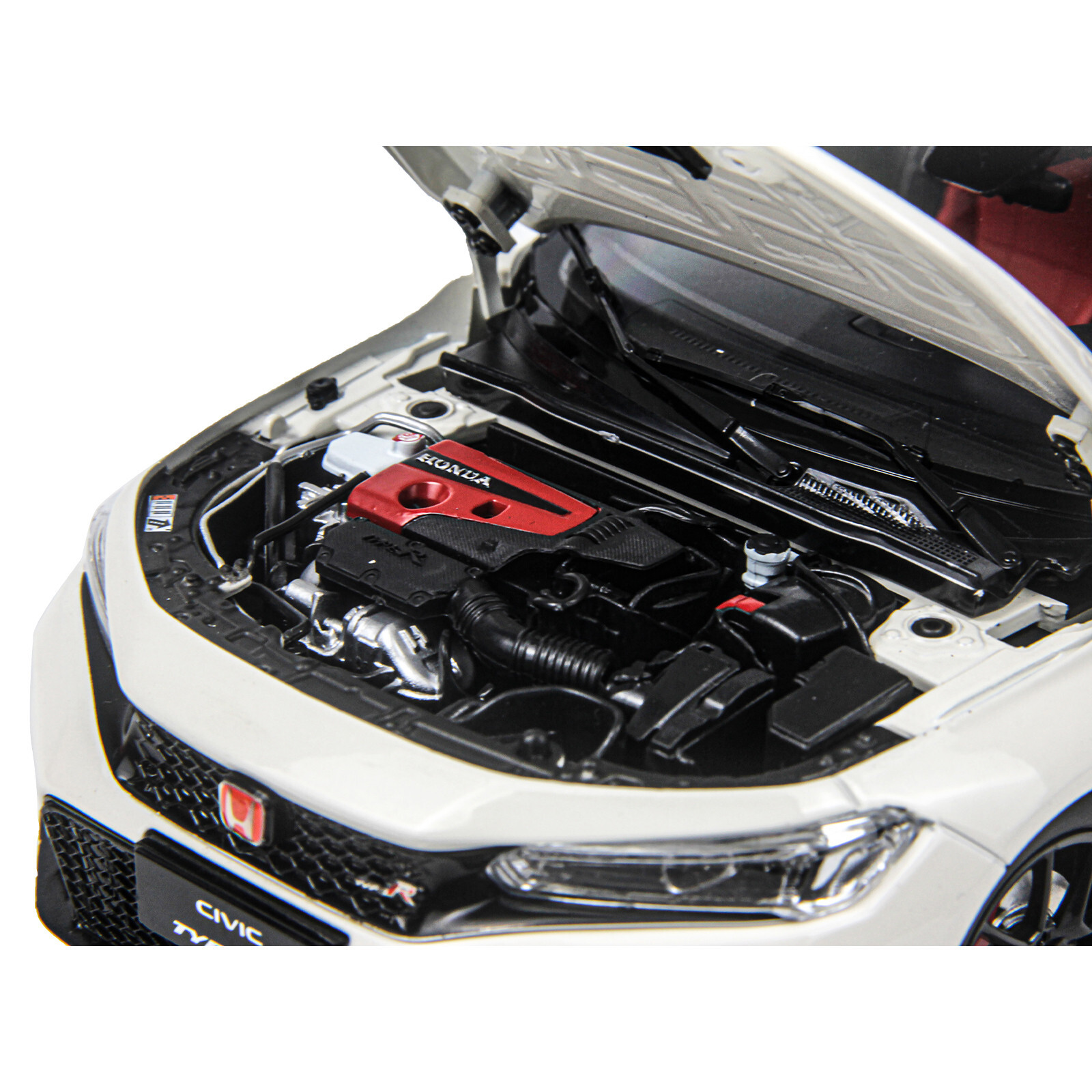 1/18 Scale Paudi Honda Civic Type-R FL5 Car Diecast Model 2023 Collect Gifts