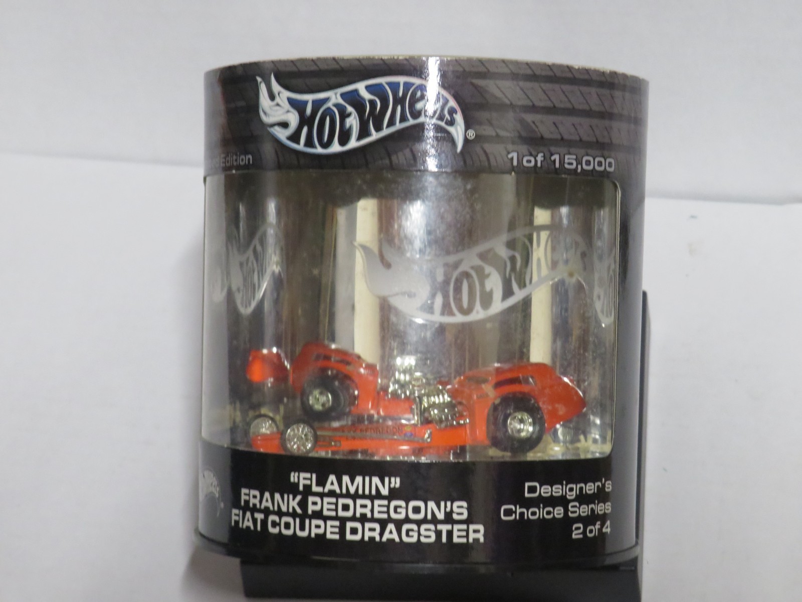 Hot Wheels Oil Can Flamin Frank Pedregon’s Fiat Coupe Dragster LIMITED EDITION
