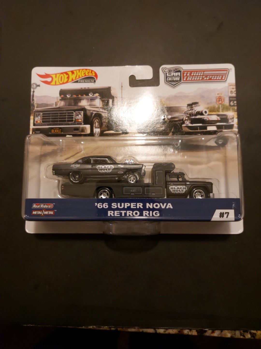 Hot Wheels Premium Car Culture Team Transport ’66 Super Nova Retro Rig #7 Nice!