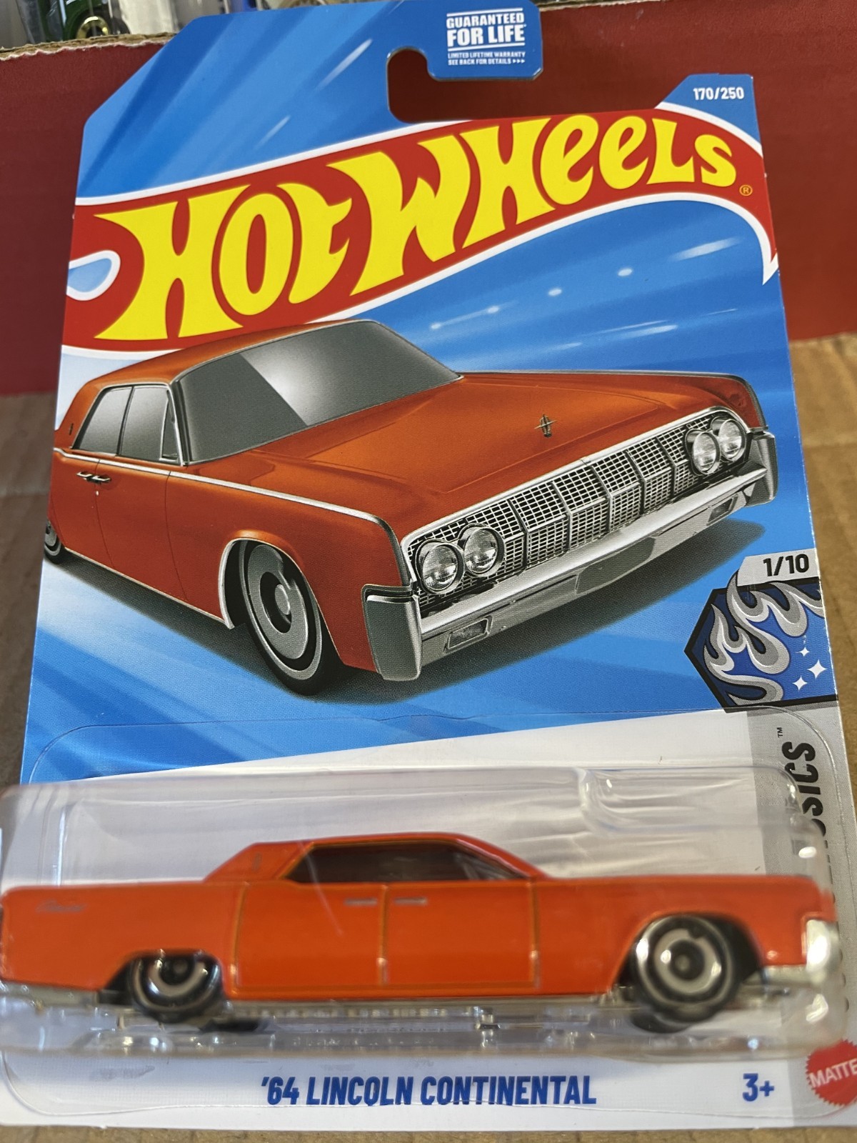 New 2026 Hot Wheels ‘64 Lincoln Continental #170/250 Cool Classics #1/10!