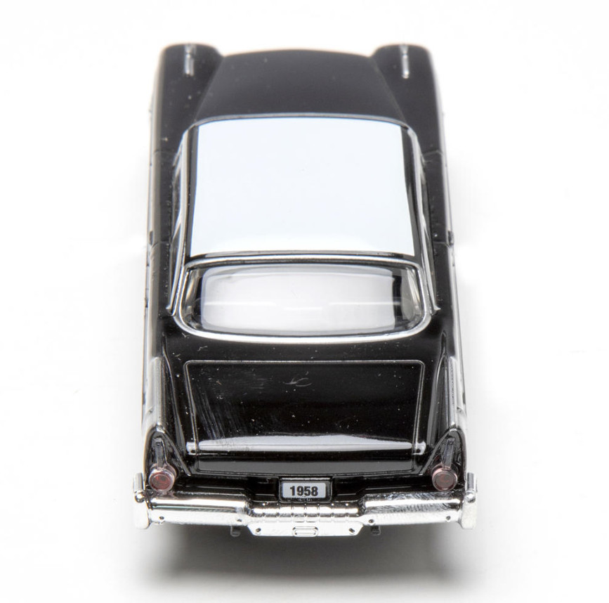 Die-Cast Cars 1:48 Scale 1958 Plymouth Fury Highly Detailed- BLACK- New In Box