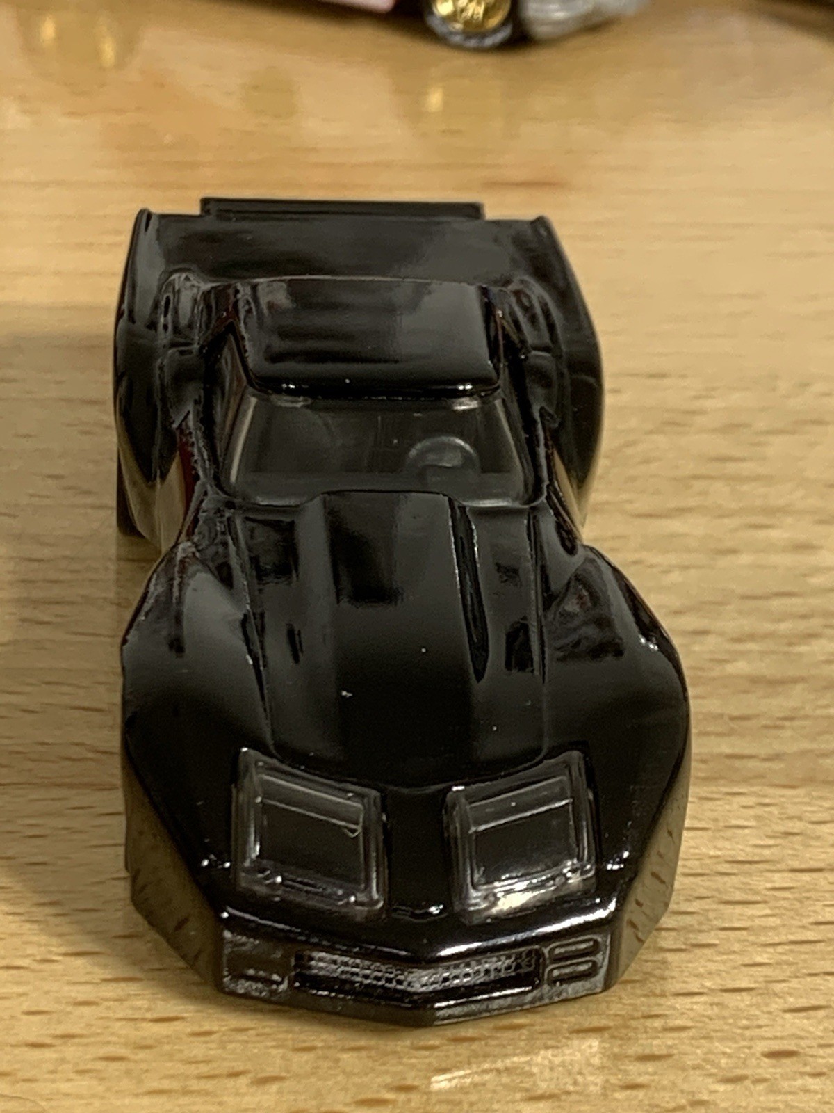 Hot Wheels Customized ‘76 Greenwood Corvette Jet Black Wheel Swap
