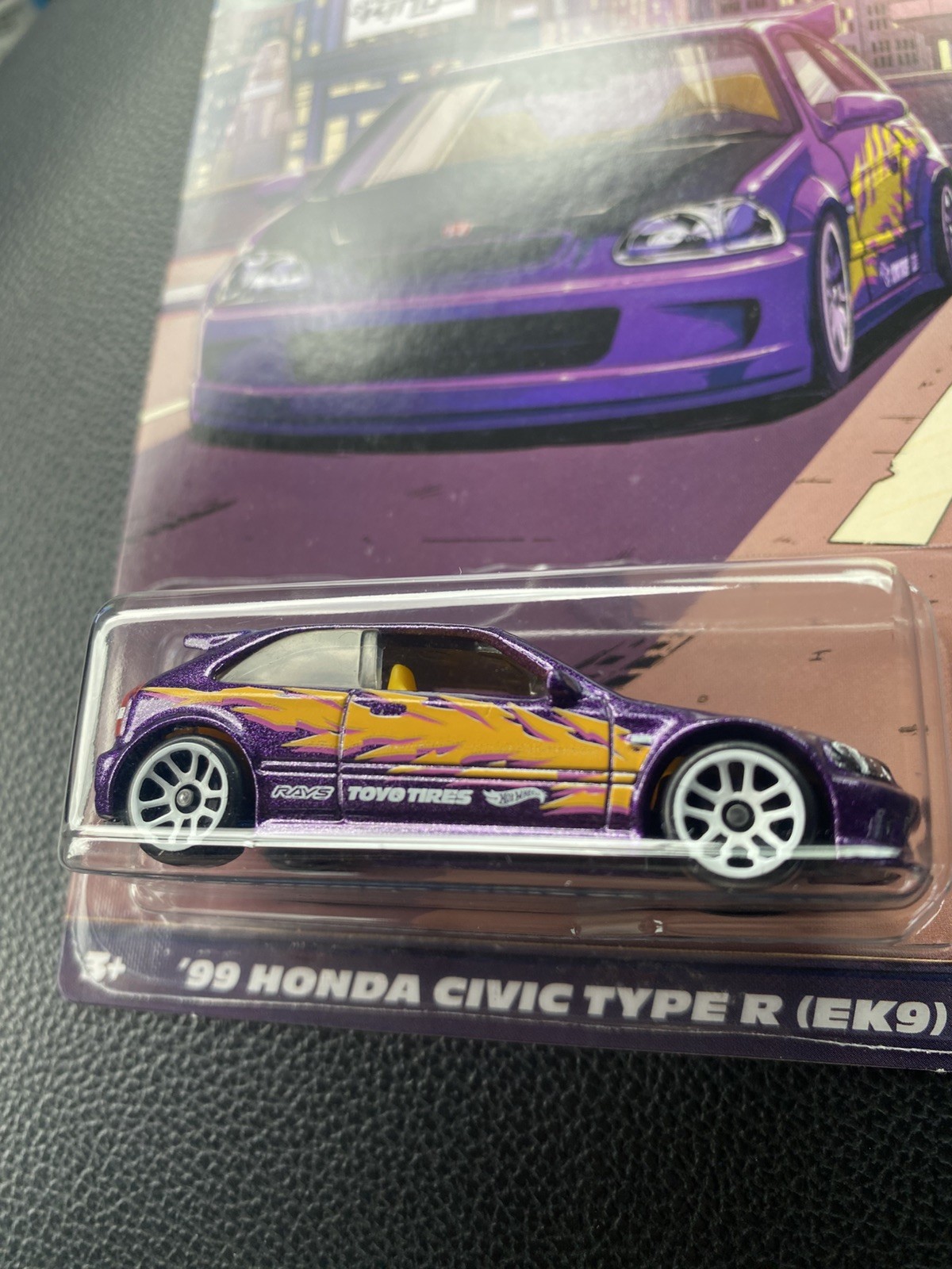 HOT WHEELS Compact Kings Silver Series ‘99 Honda Civic Type R (EK9) Purple 2025