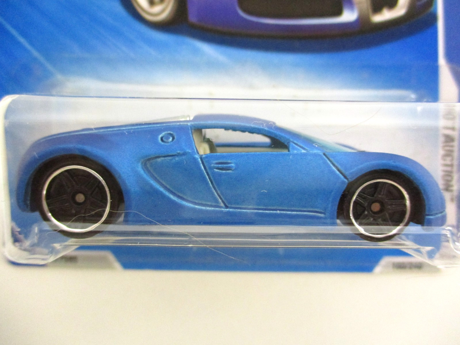 HOT WHEELS – HOT AUCTION – BUGATTI VEYRON (MATTE BLUE) – DIECAST