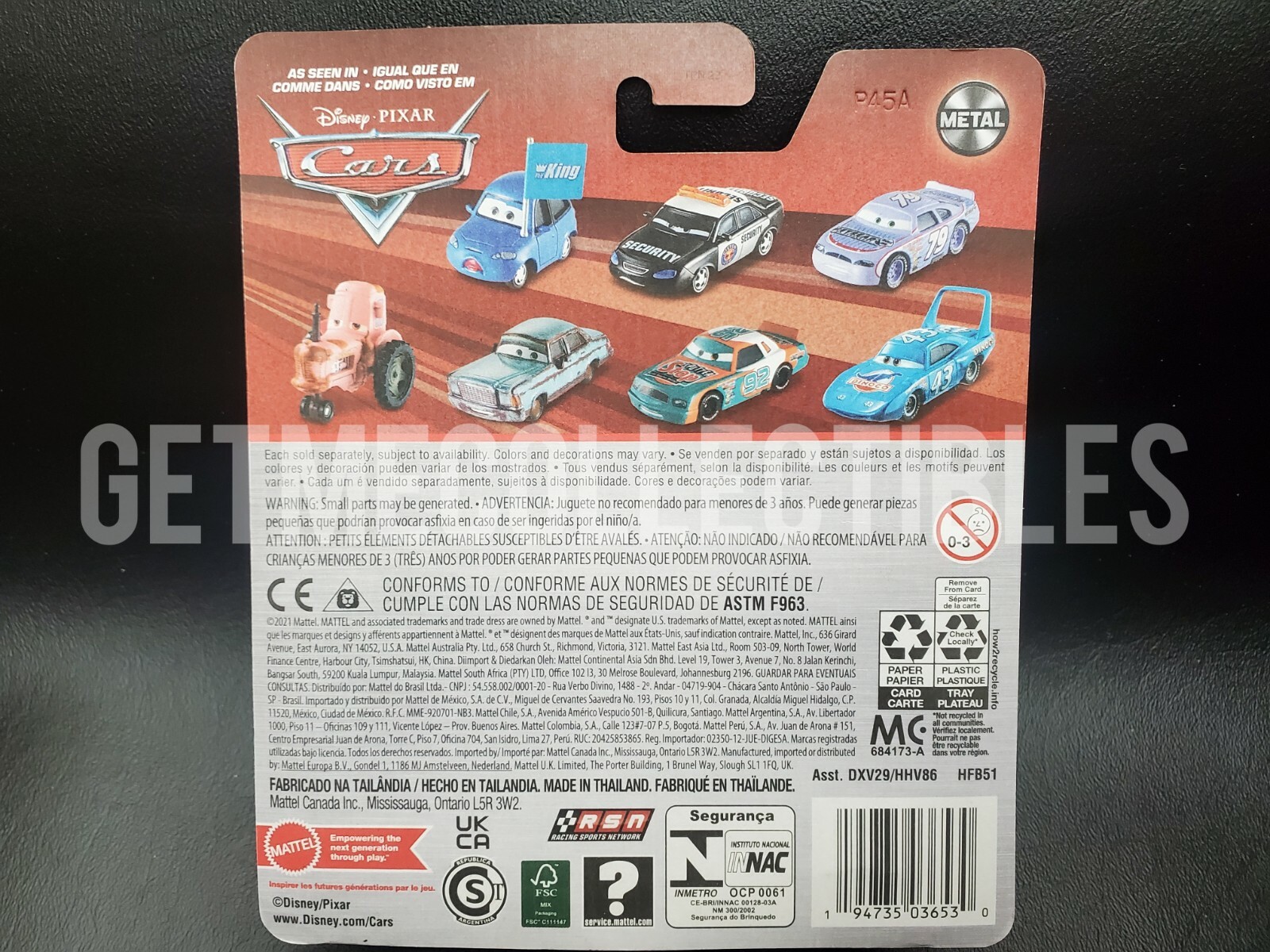 DISNEY PIXAR CARS TIMOTHY TWOSTROKE METAL 2022 SAVE 6% GMC