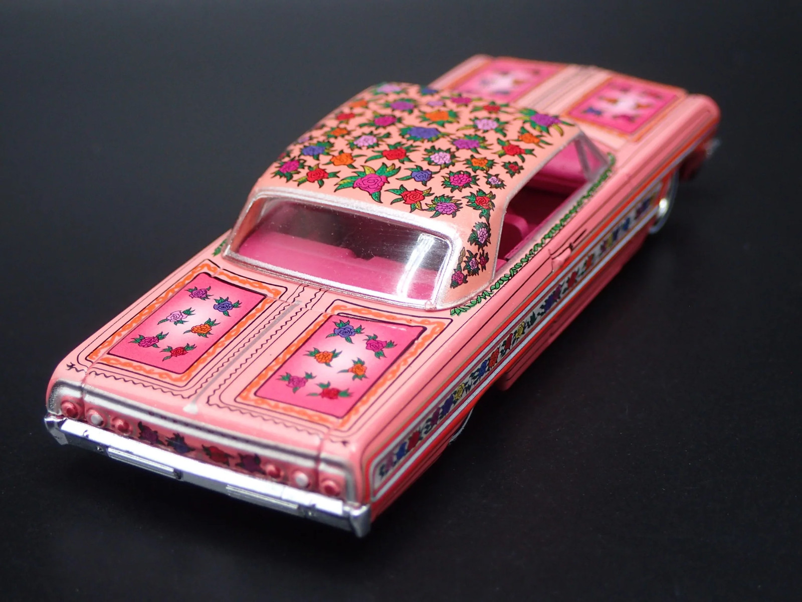 1964 64 CHEVY CHEVROLET IMPALA LOWRIDER GYPSY ROSE 1:64 SCALE DIECAST MODEL CAR