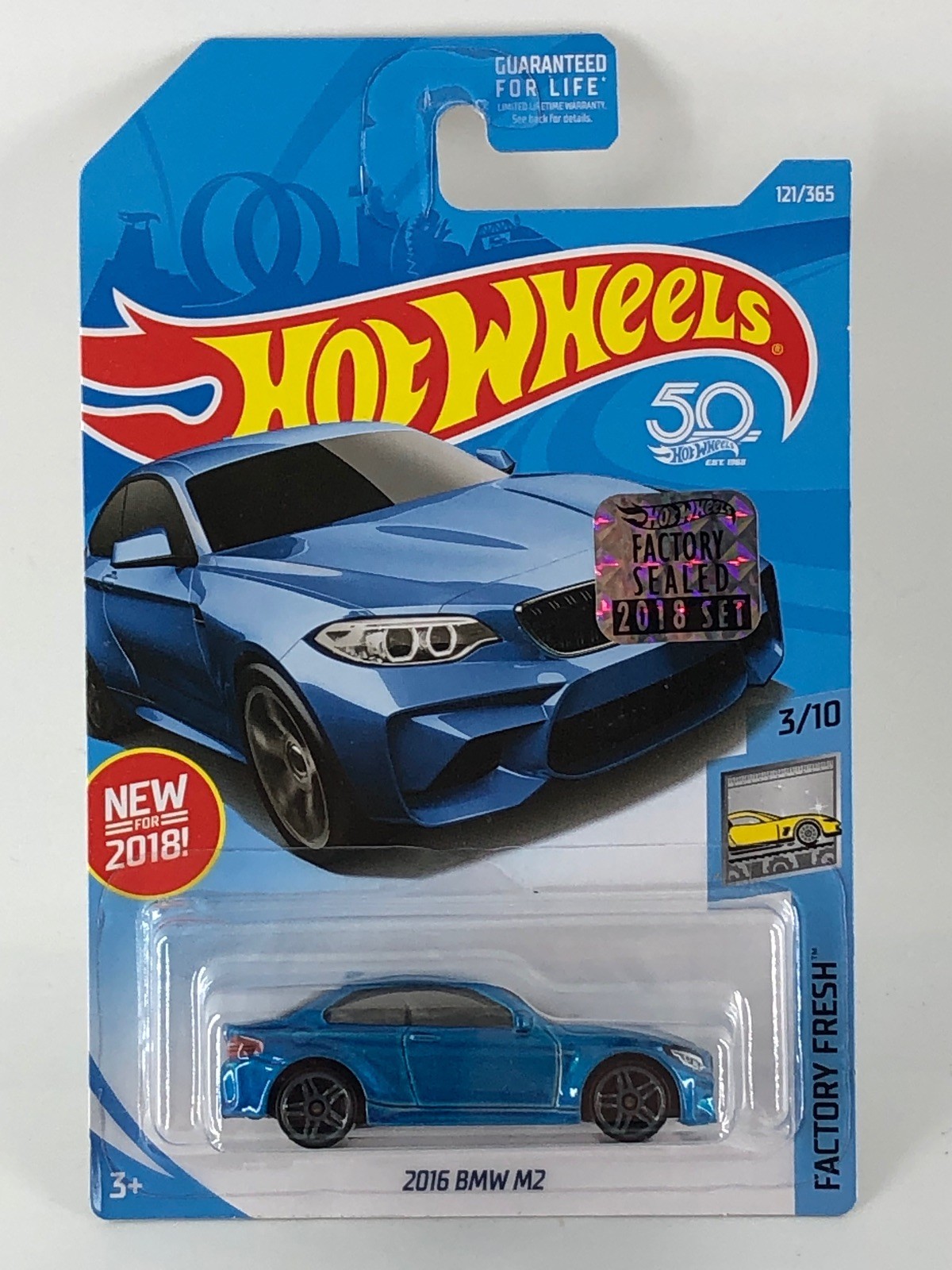 Hot Wheels 2016 BMW M2 Blue 2018 Factory Sealed Factory Fresh 3/10 121/365