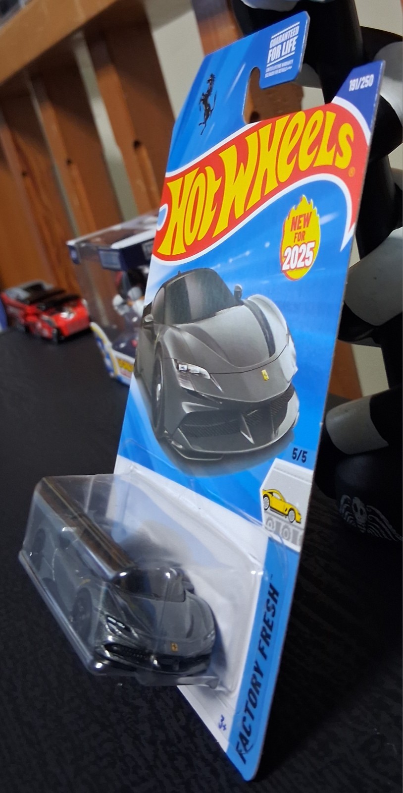 Hot Wheels Mainline Ferrari SF90 Stradale Grey Factory Fresh