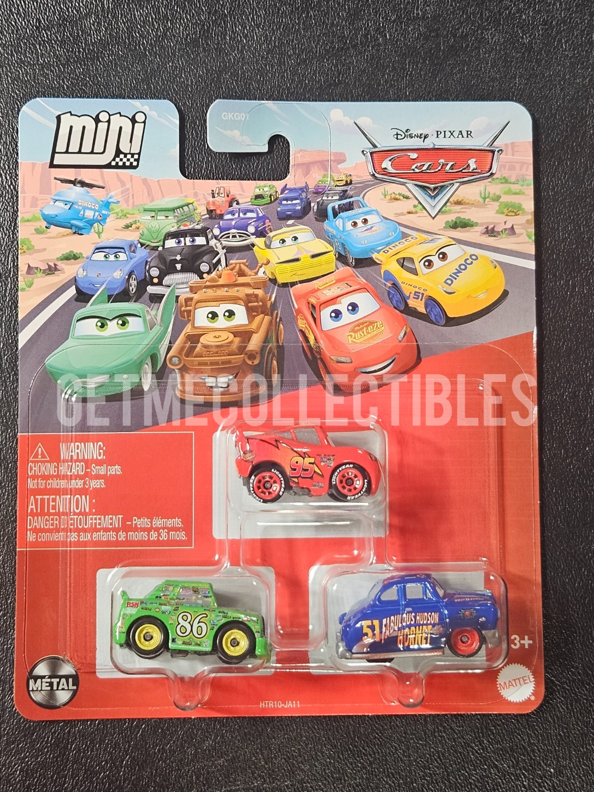 6 DISNEY PIXAR CARS MINI RACERS CELEBRATE 3 PACK CASE J FACTORY SEALED 2026 GMC
