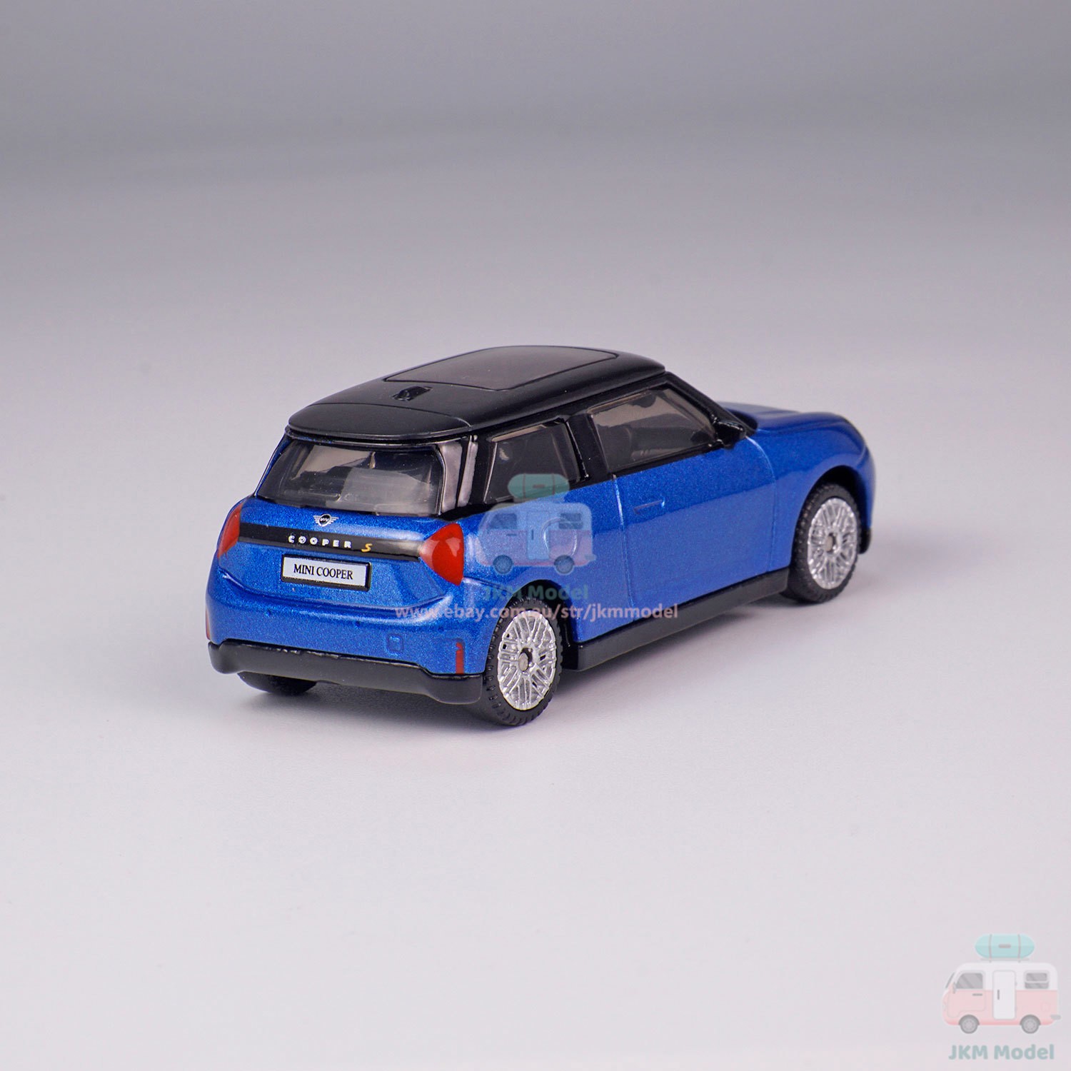 1:64 Mini Cooper S Model Car Alloy Diecast Toy Vehicle Collection Kid Gift Blue